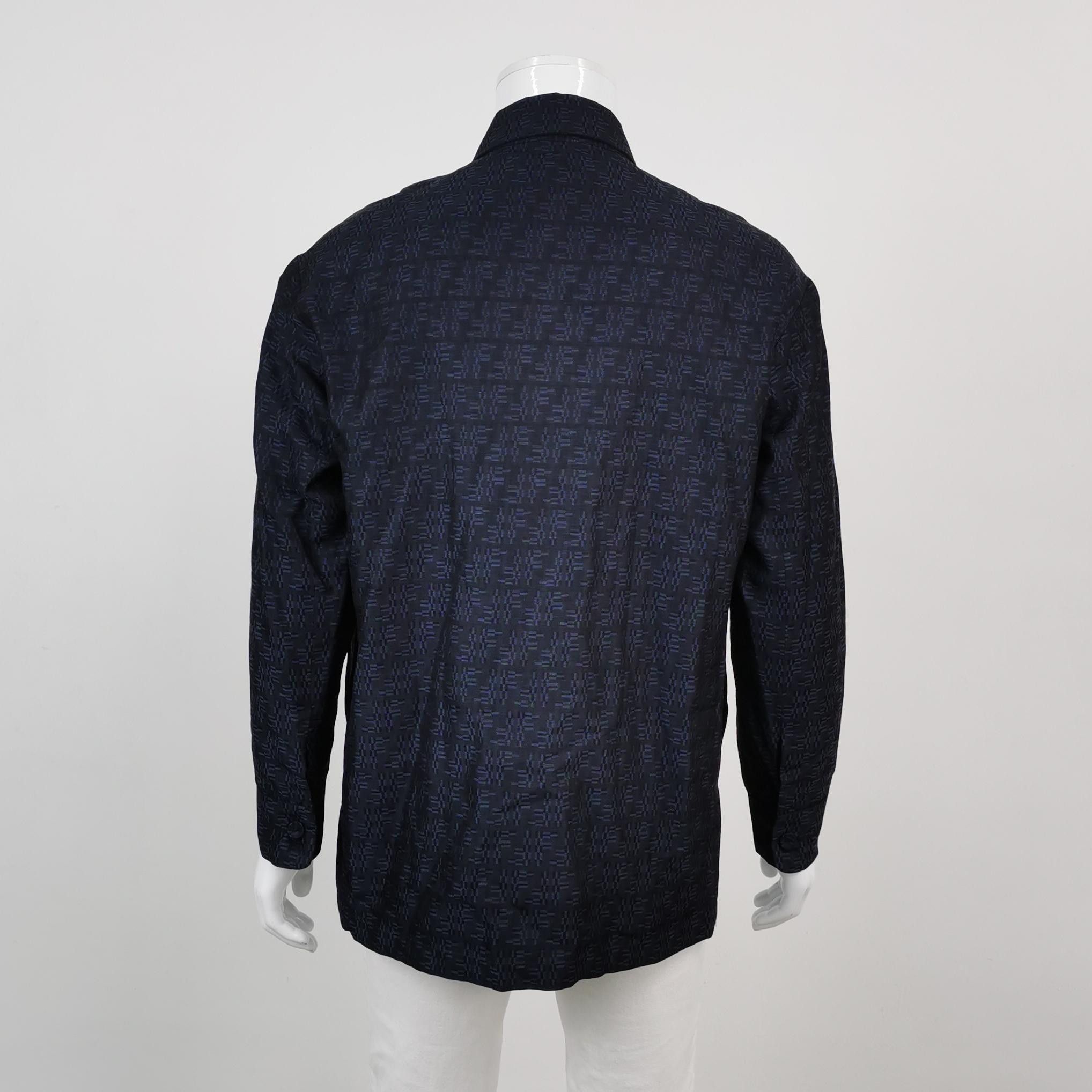 Fendi Fendi FF Logo Viscose Blend Jacket Size 46 Size US S / EU 44-46 / 1 - 2 Thumbnail