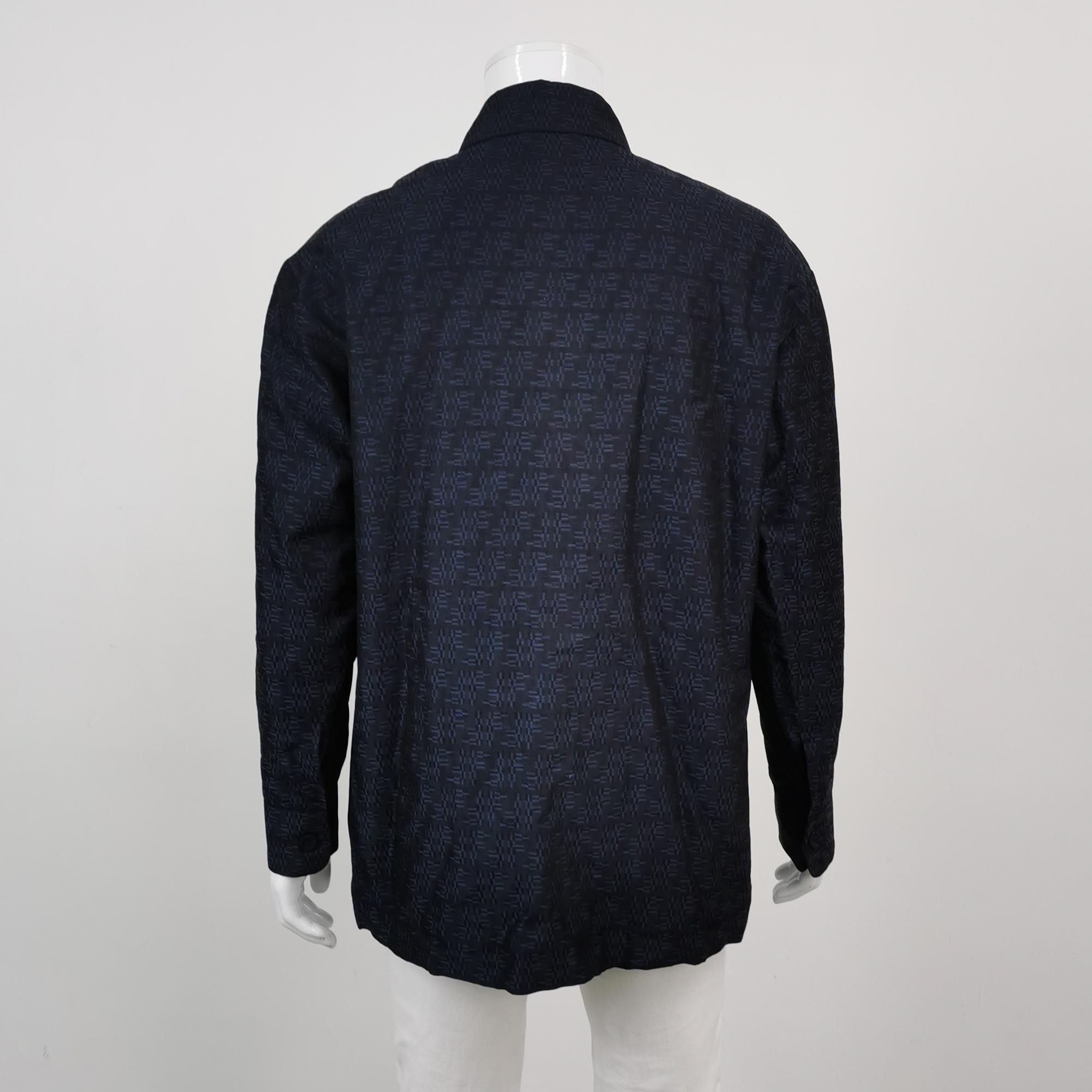 Fendi Fendi FF Patterned Shirt Jacket Size M Size US M / EU 48-50 / 2 - 2 Thumbnail