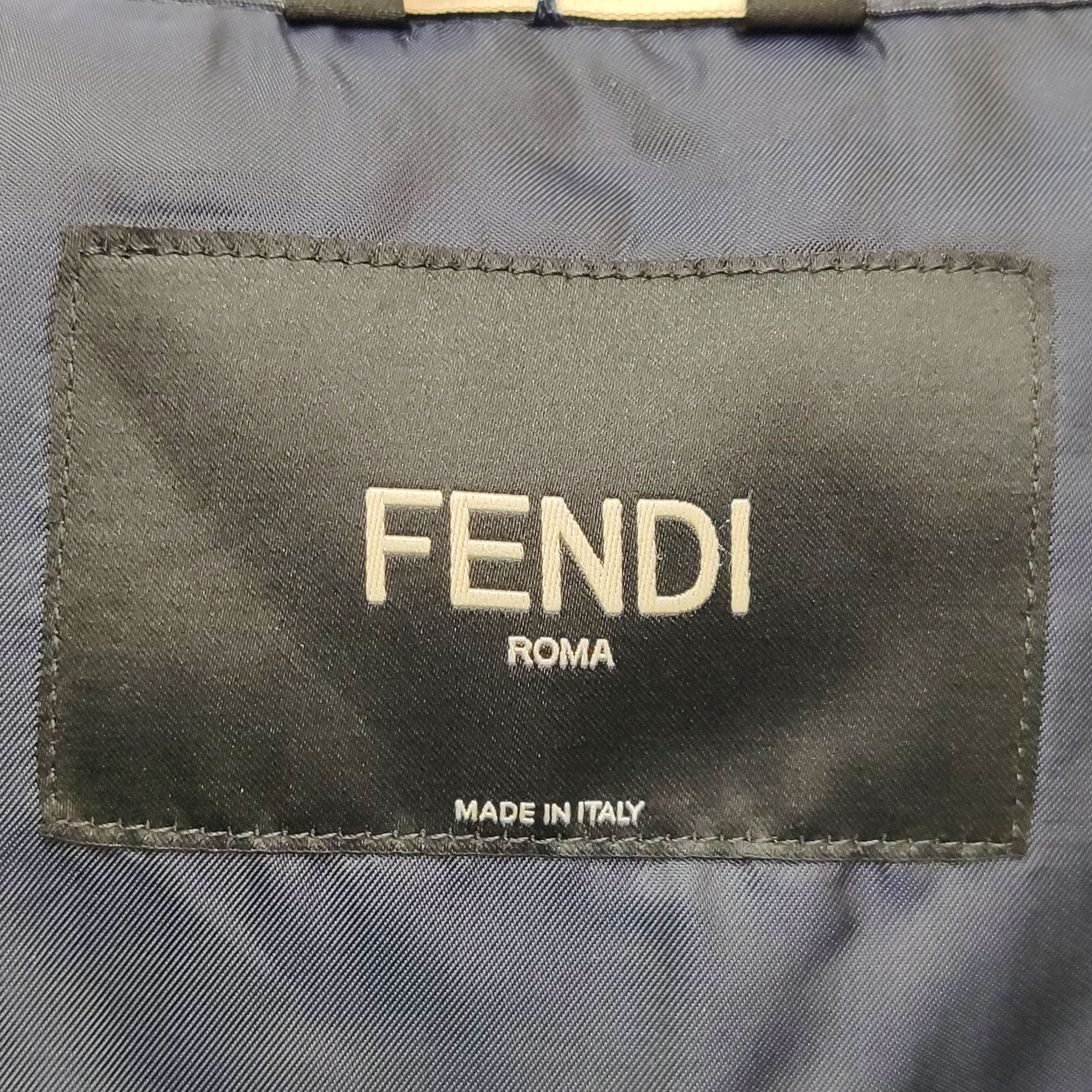Fendi Fendi FF Patterned Shirt Jacket Size M Size US M / EU 48-50 / 2 - 5 Thumbnail