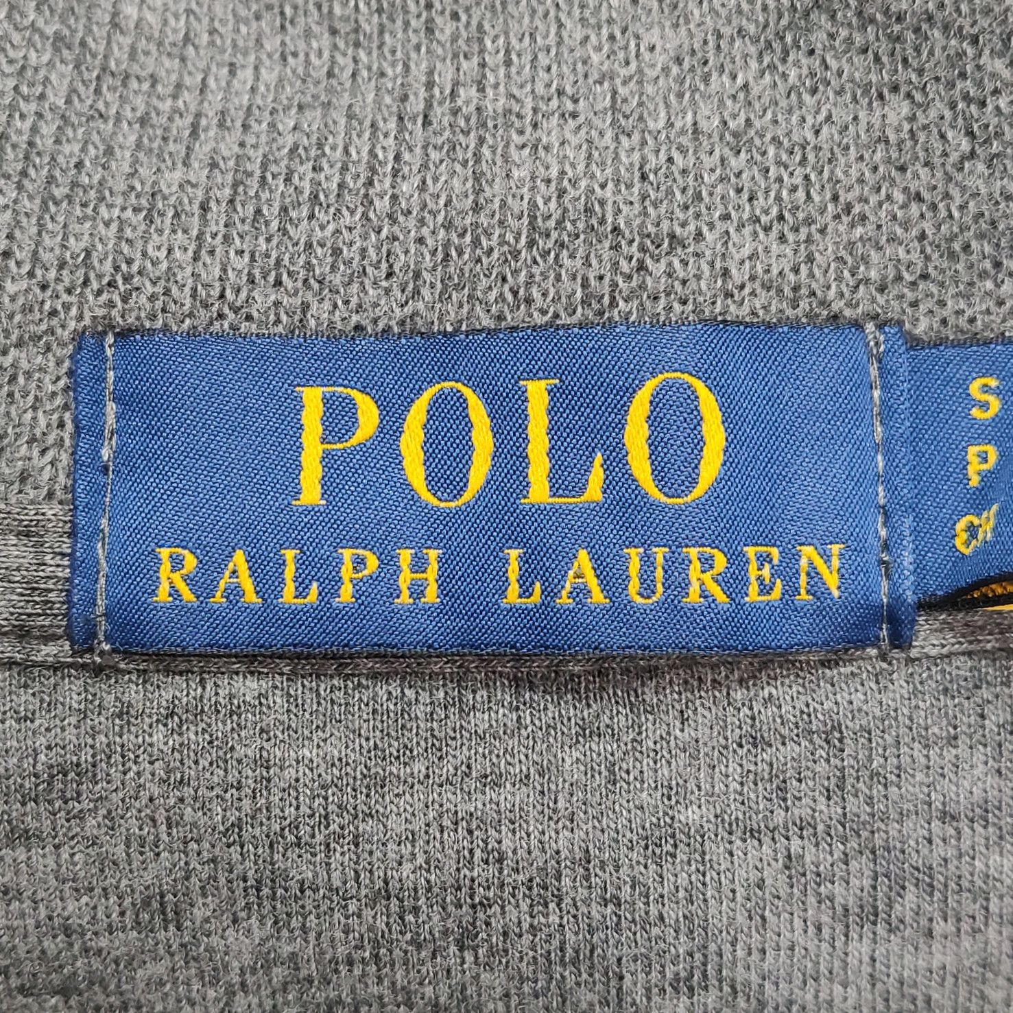 Polo Ralph Lauren Polo Ralph Lauren Grey Quarter Zip Sweater Size S Size US S / EU 44-46 / 1 - 5 Thumbnail