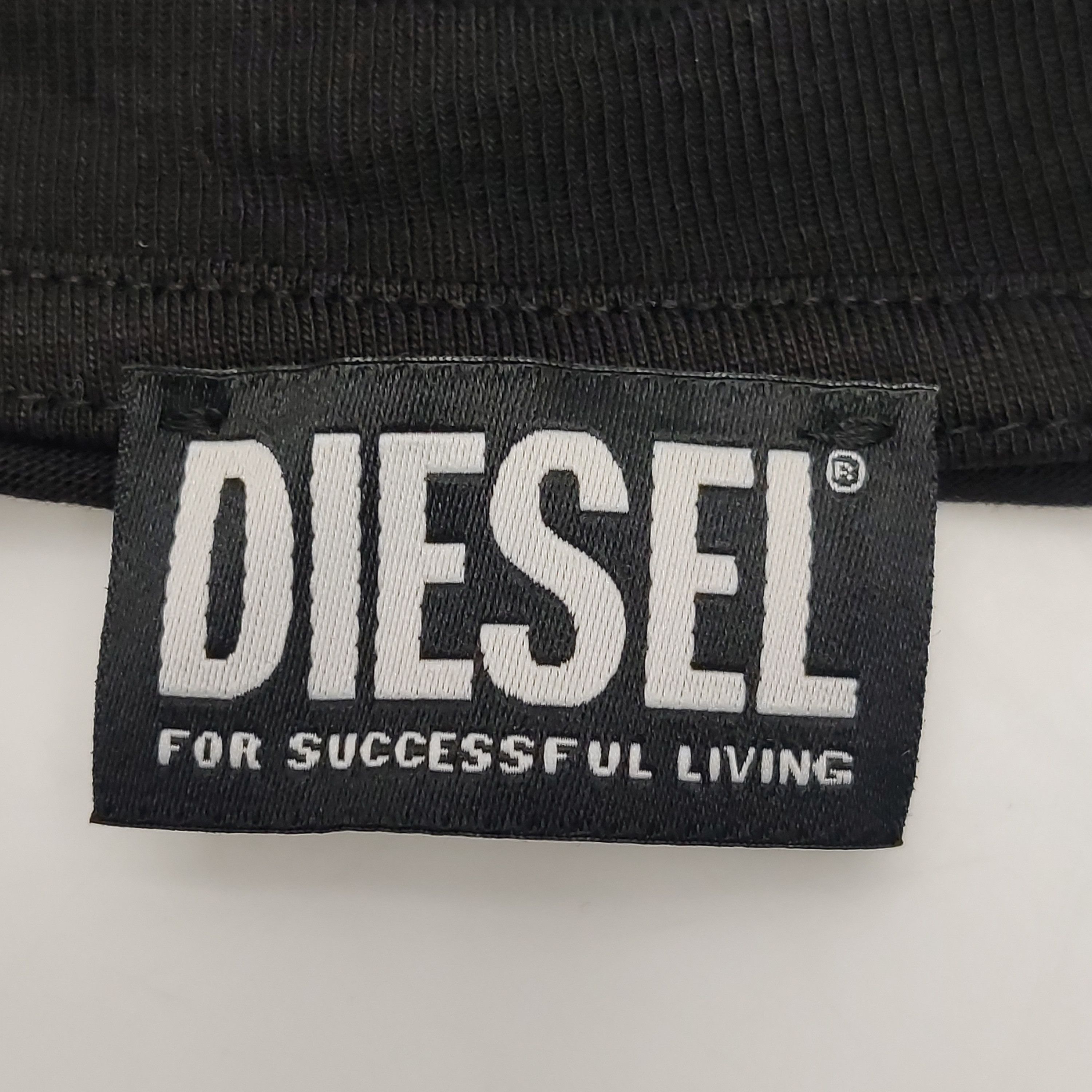 Diesel Diesel Logo Flock Print T-Shirt Size S Size US S / EU 44-46 / 1 - 4 Thumbnail