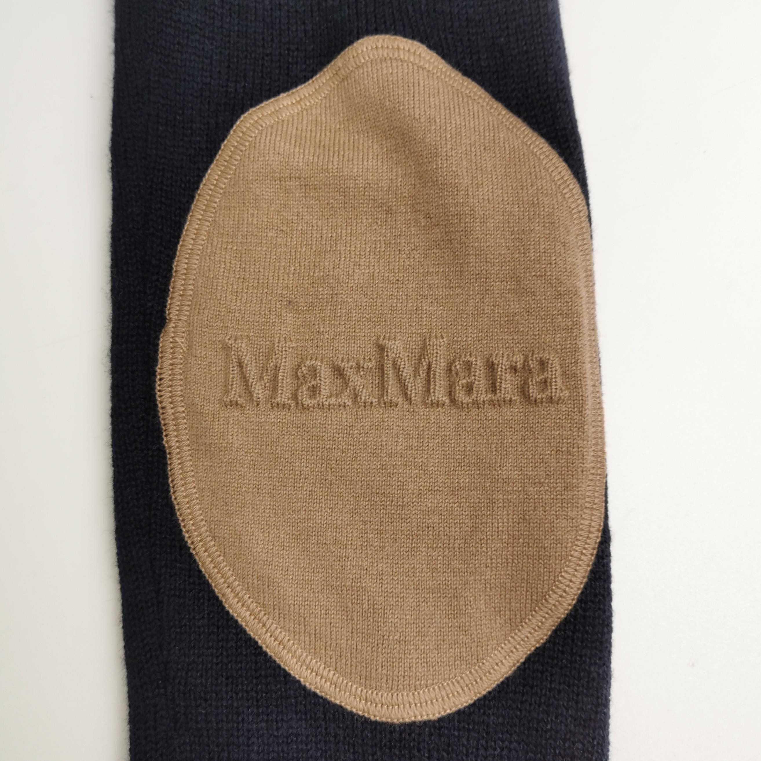 Max Mara 'S MaxMara Elbow Patch Cardigan Size S Size S / US 4 / IT 40 - 3 Thumbnail
