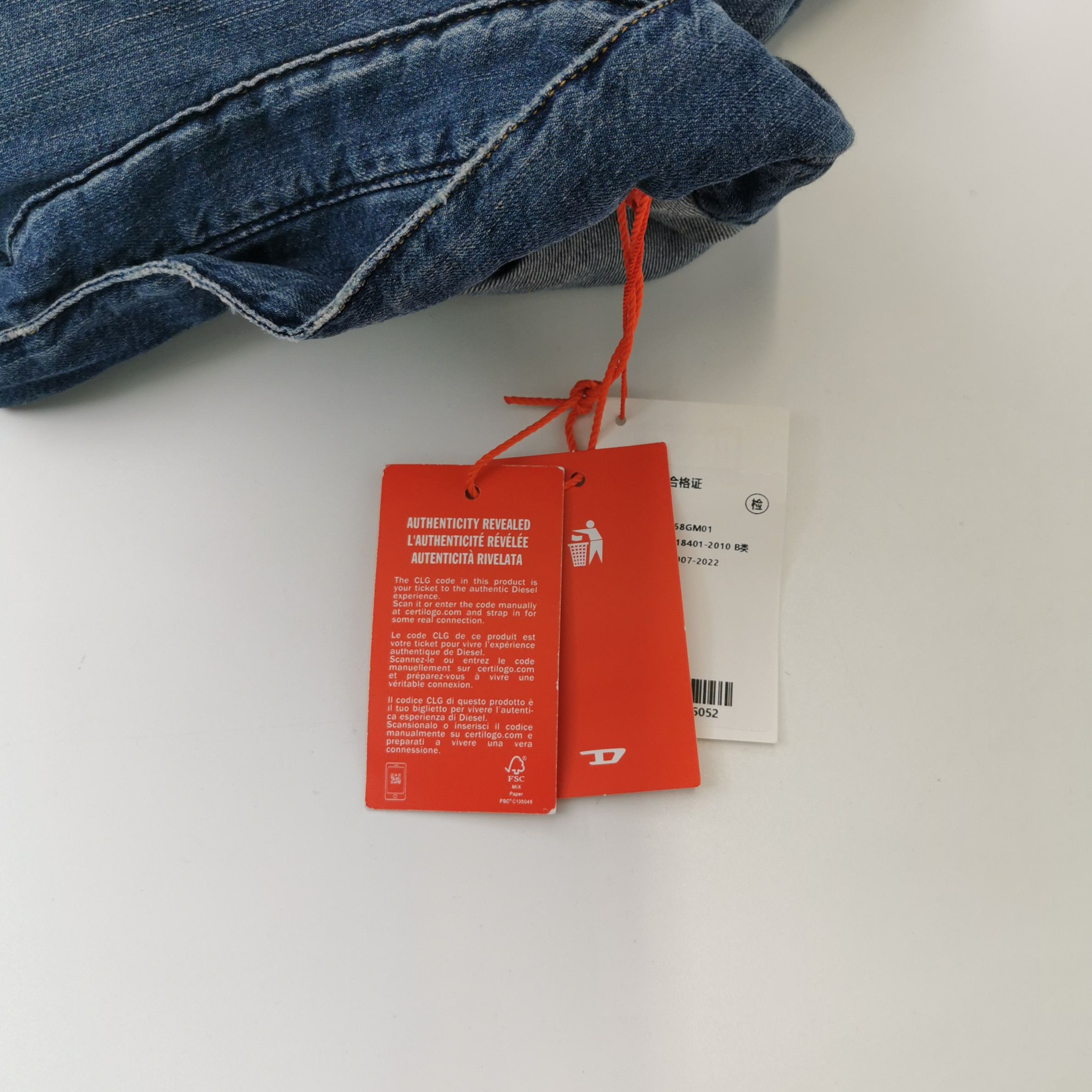 Diesel Diesel Cotton Denim Shirt Size XXL Size US XXL / EU 58 / 5 - 4 Thumbnail