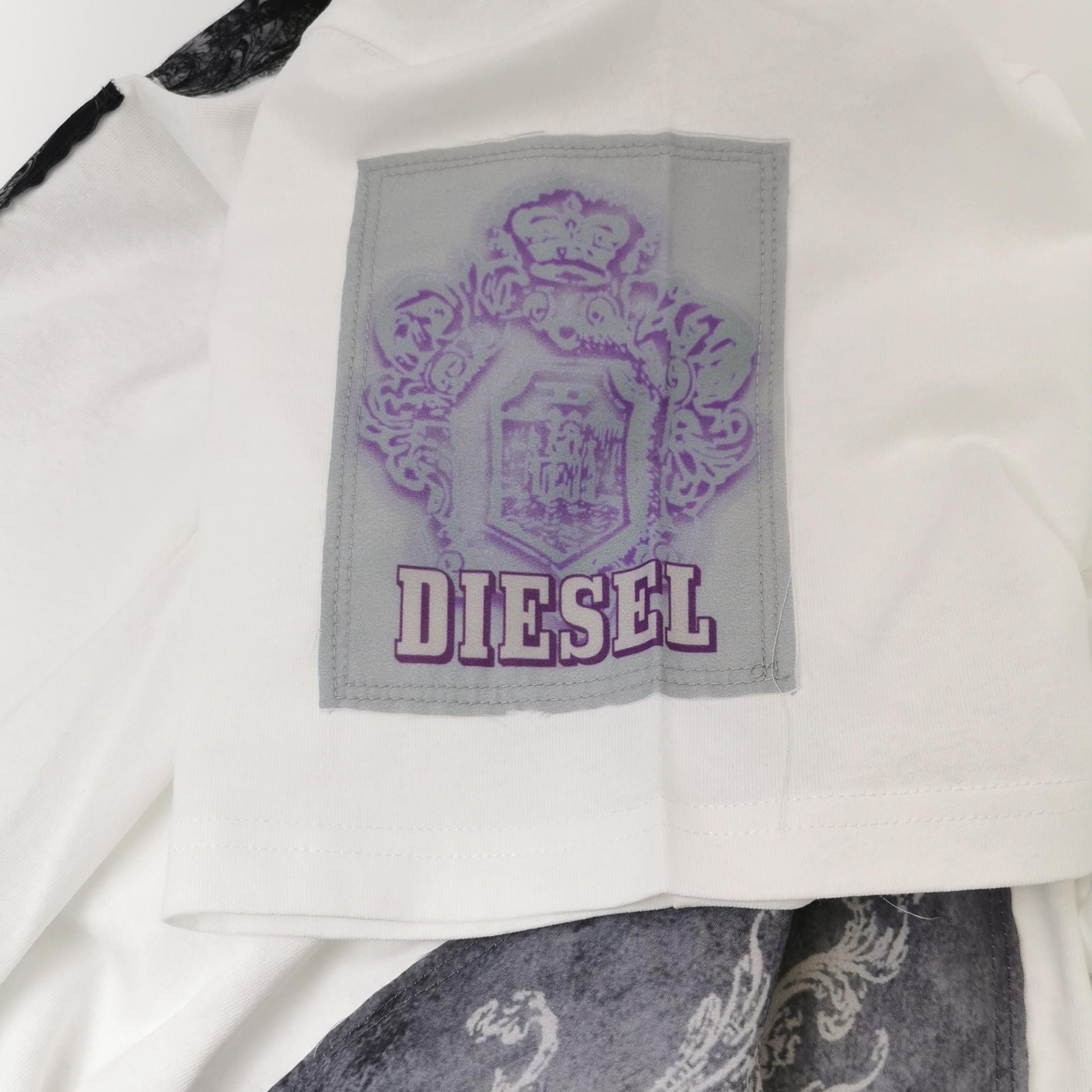 Diesel Diesel Graphic Patch Logo T-Shirt Size L Size US L / EU 52-54 / 3 - 3 Thumbnail
