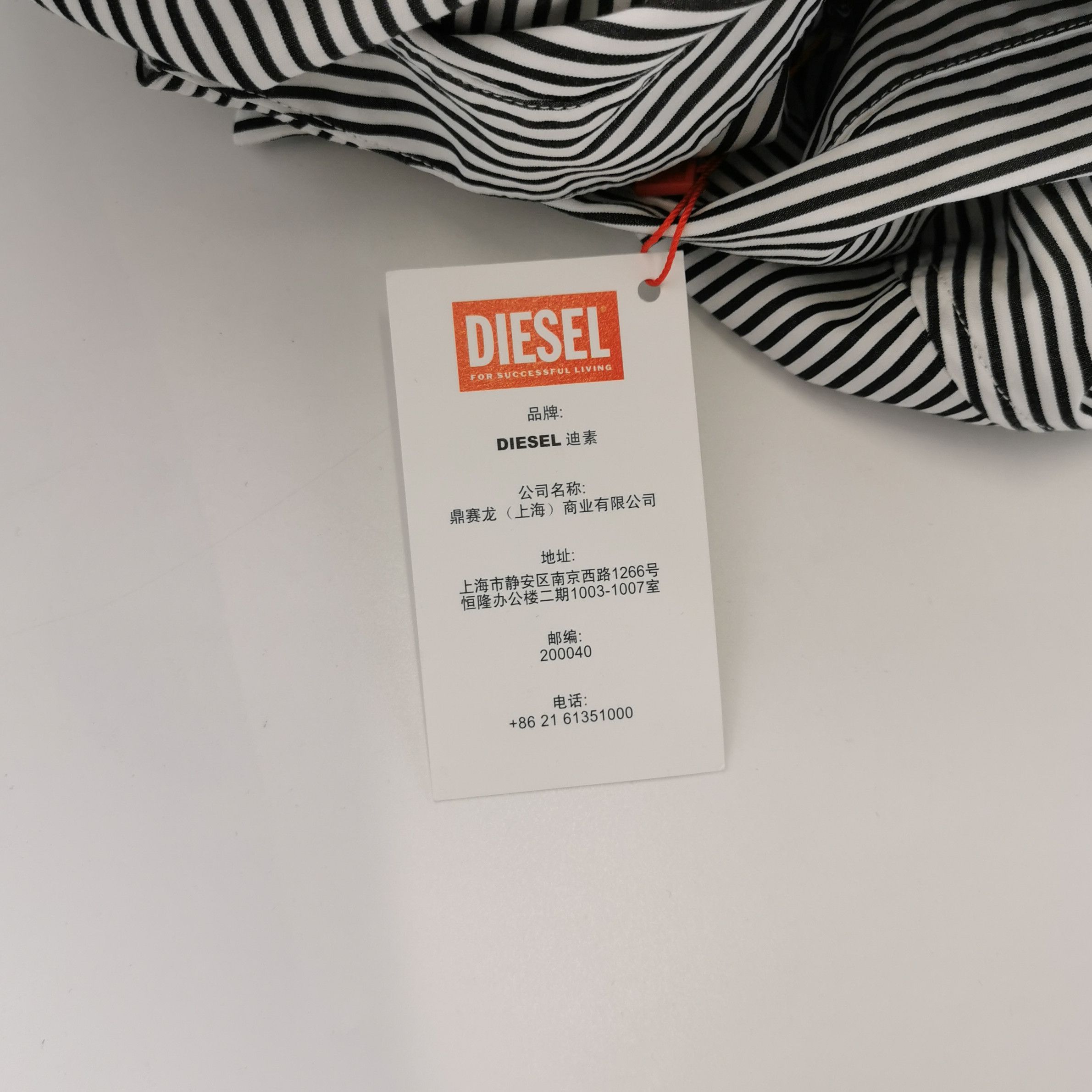Diesel Diesel Striped Button Up Shirt Size 52 Size US L / EU 52-54 / 3 - 6 Thumbnail