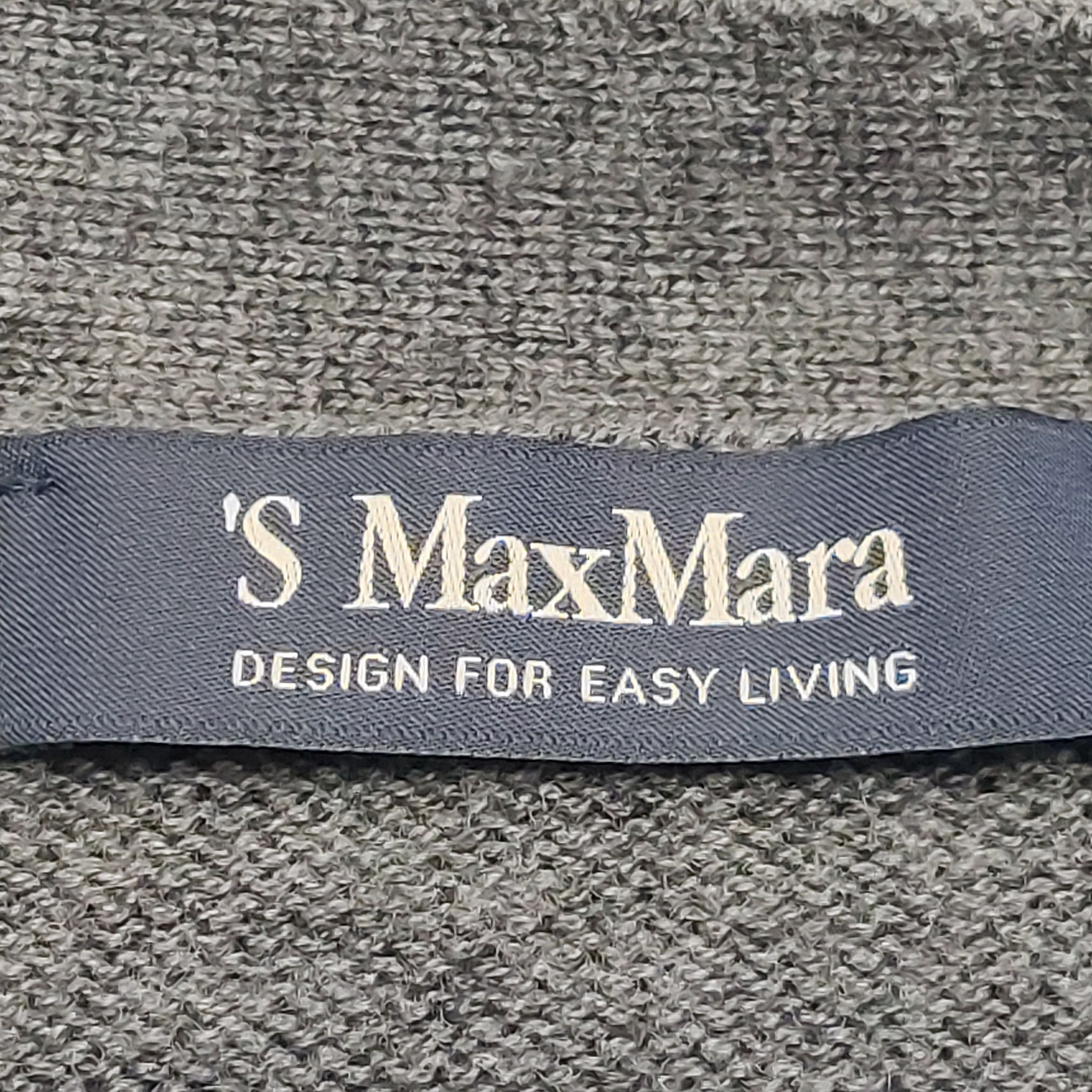 Max Mara 'S MaxMara Elbow Patch Wool Cardigan Size L Size L / US 10 / IT 46 - 6 Thumbnail