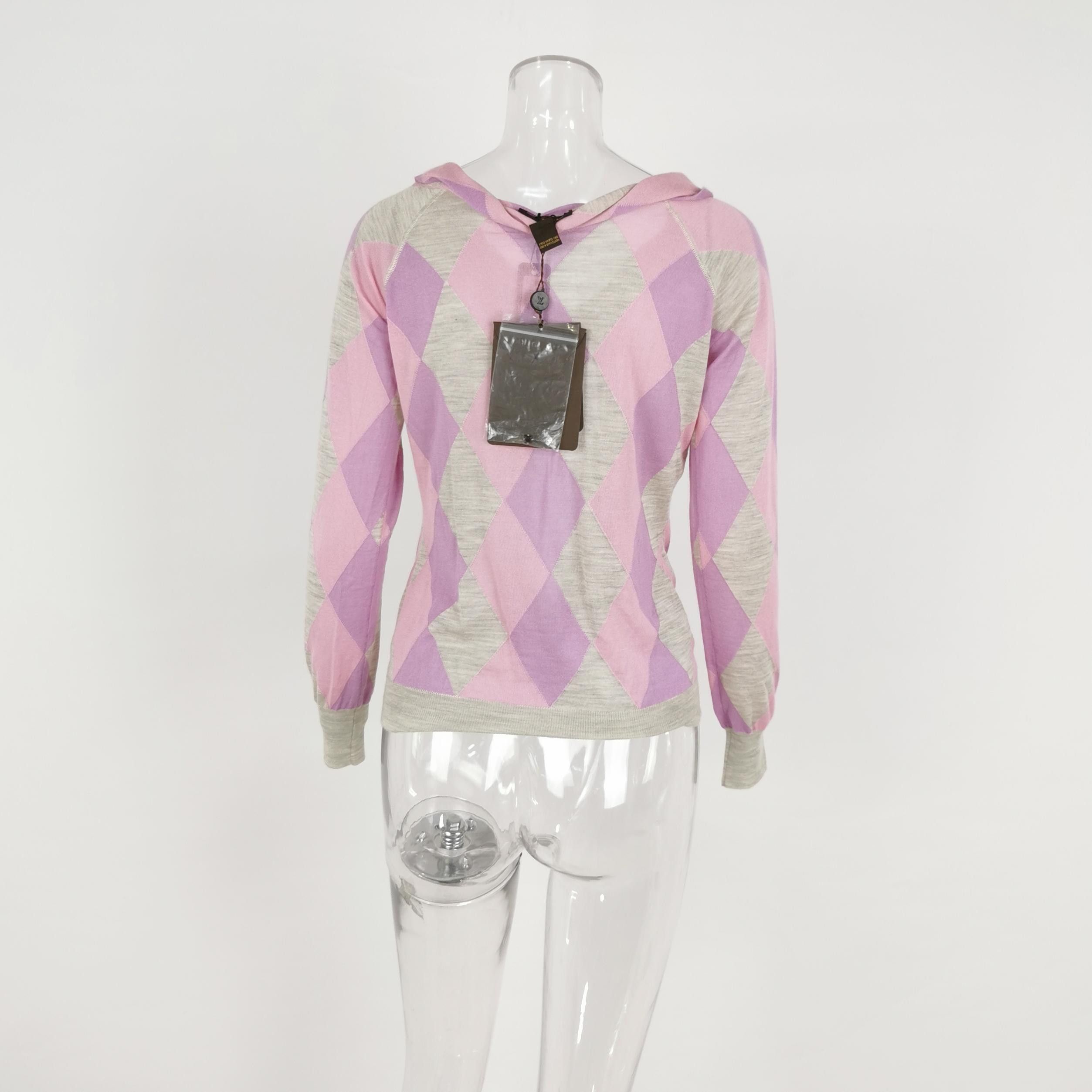 Louis Vuitton Louis Vuitton Argyle Knit Sweater Size S Size S / US 4 / IT 40 - 3 Thumbnail