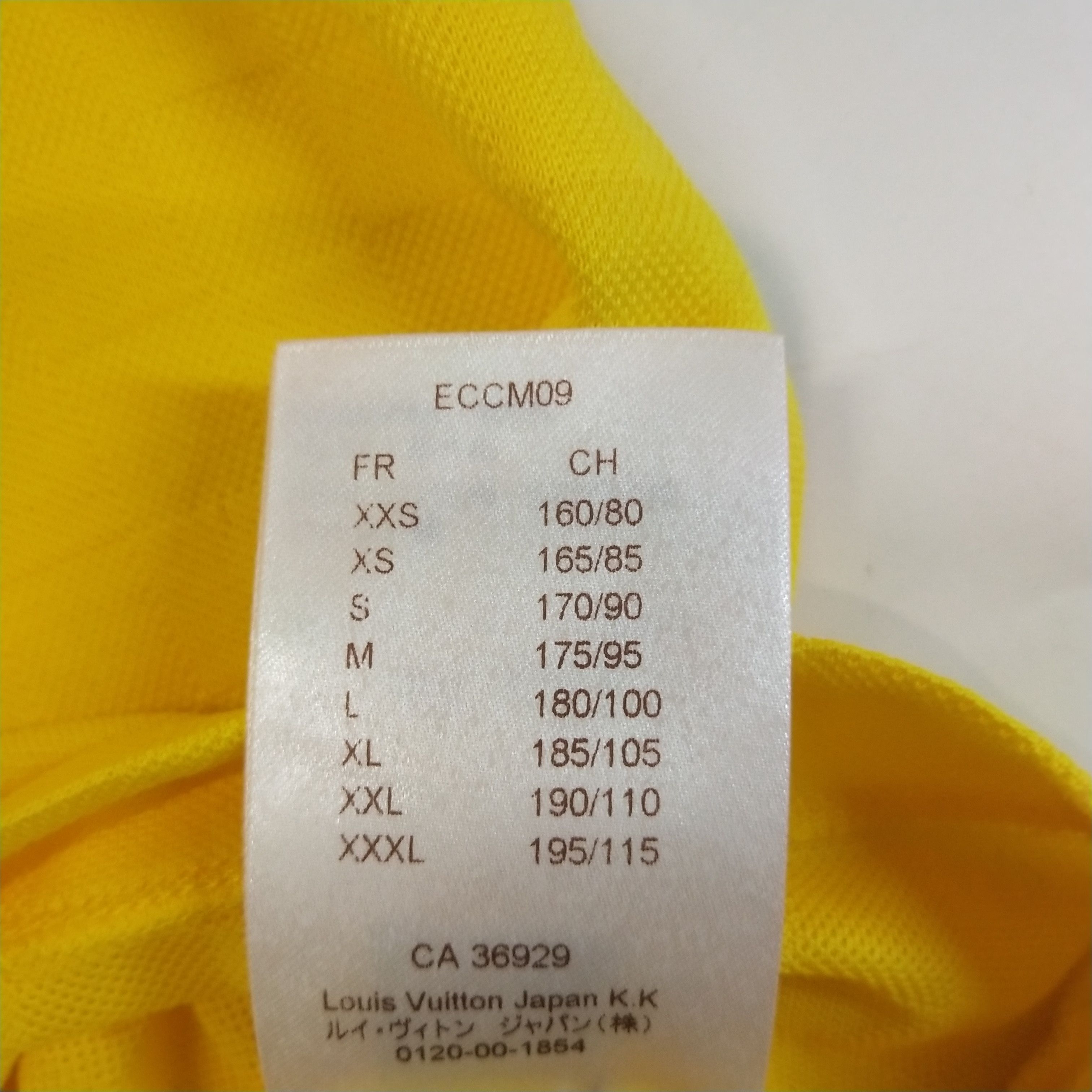 Louis Vuitton Louis Vuitton Yellow Polo Shirt Size M Size US M / EU 48-50 / 2 - 7 Thumbnail