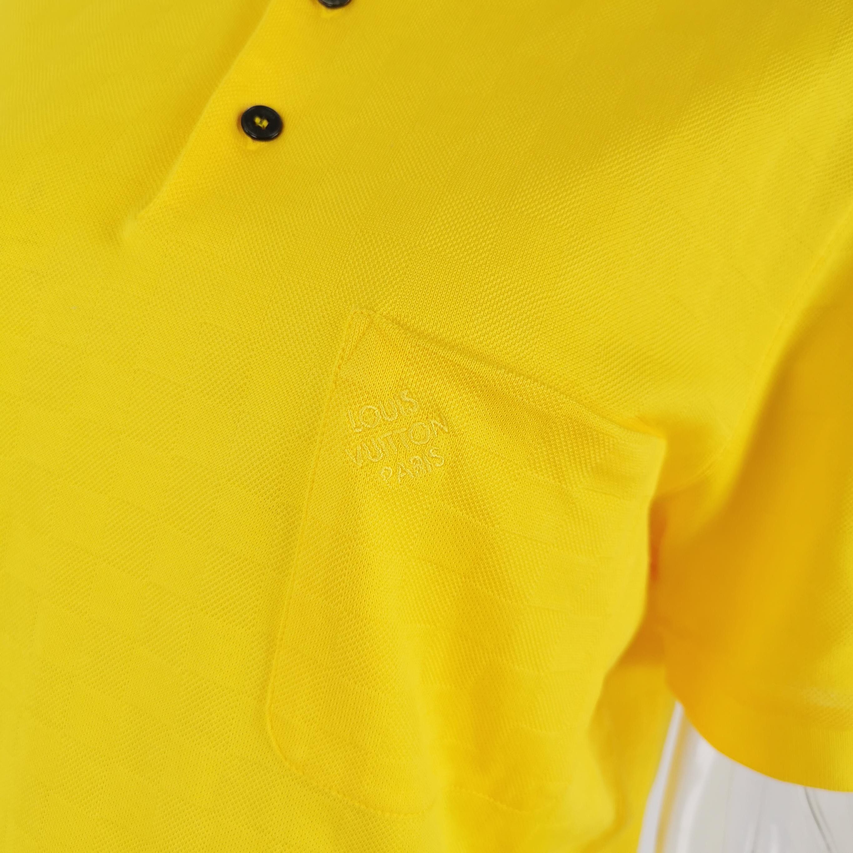 Louis Vuitton Louis Vuitton Yellow Polo Shirt Size M Size US M / EU 48-50 / 2 - 4 Thumbnail