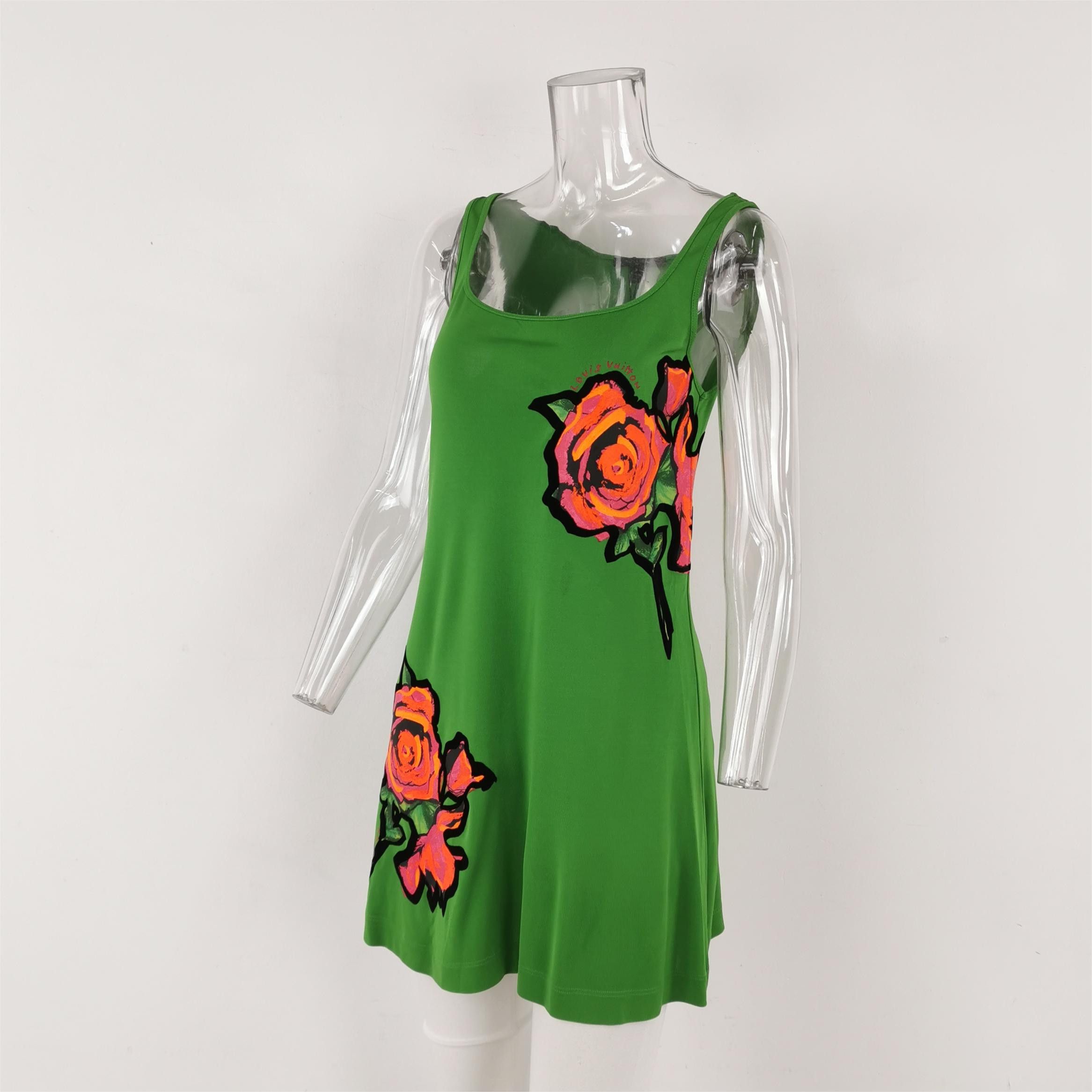 Louis Vuitton Louis Vuitton Floral Print Mini Dress Size 36 Size XS / US 0-2 / IT 36-38 - 2 Thumbnail
