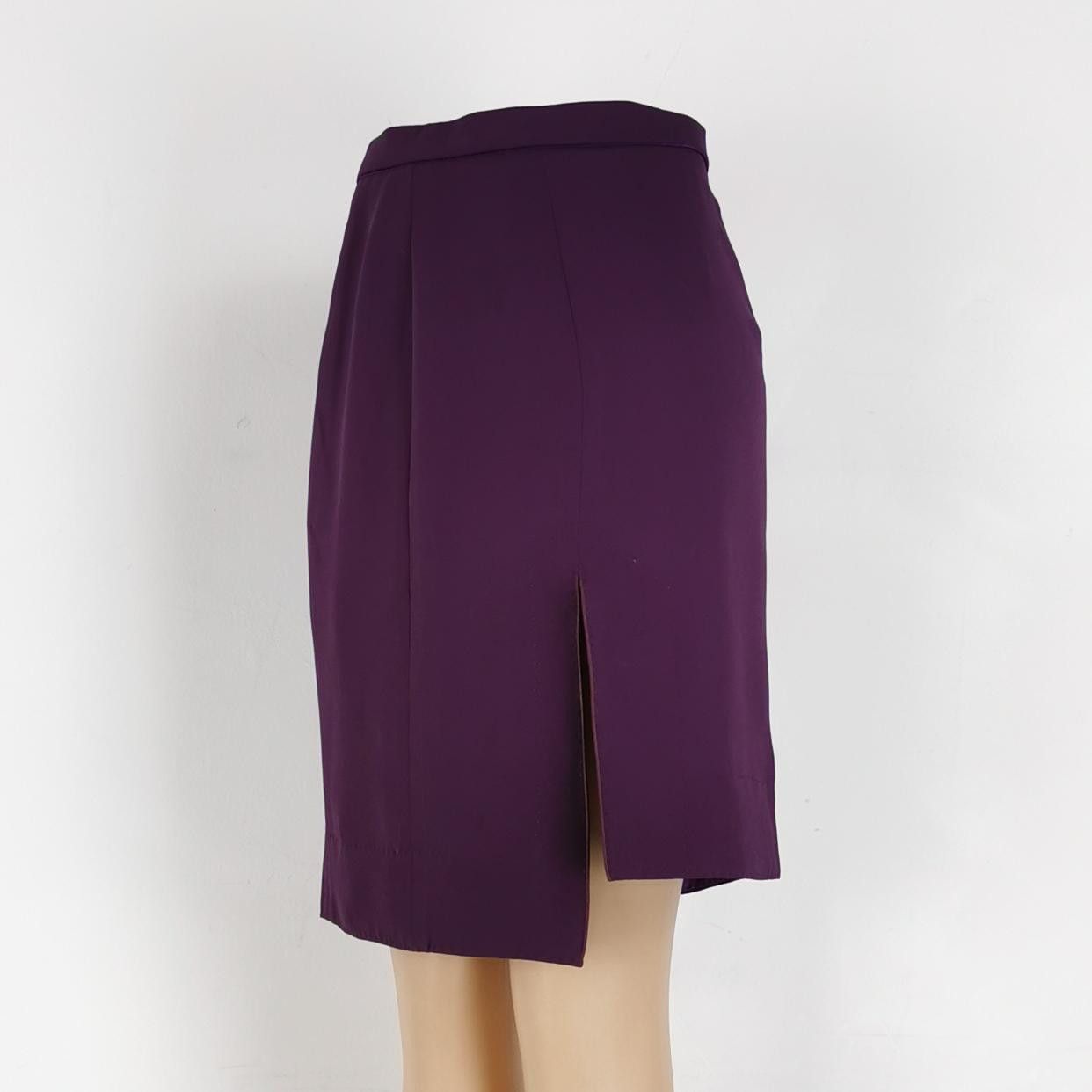 Louis Vuitton Louis Vuitton Silk Pleated Slit Skirt Size 34 Size 25" / US 0 / IT 36 - 2 Thumbnail