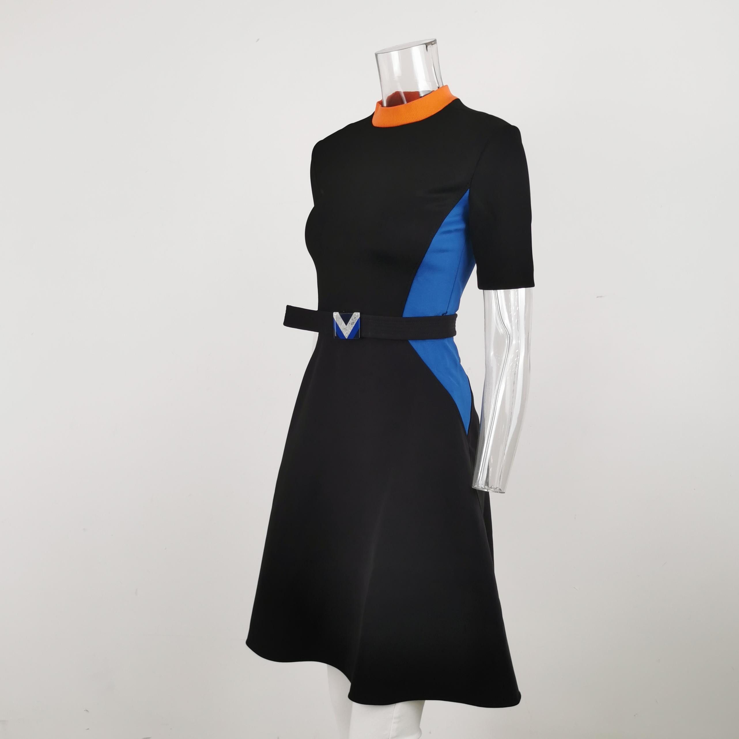 Louis Vuitton Louis Vuitton Colorblock Zip-Up Dress Size 36 Size XS / US 0-2 / IT 36-38 - 2 Thumbnail