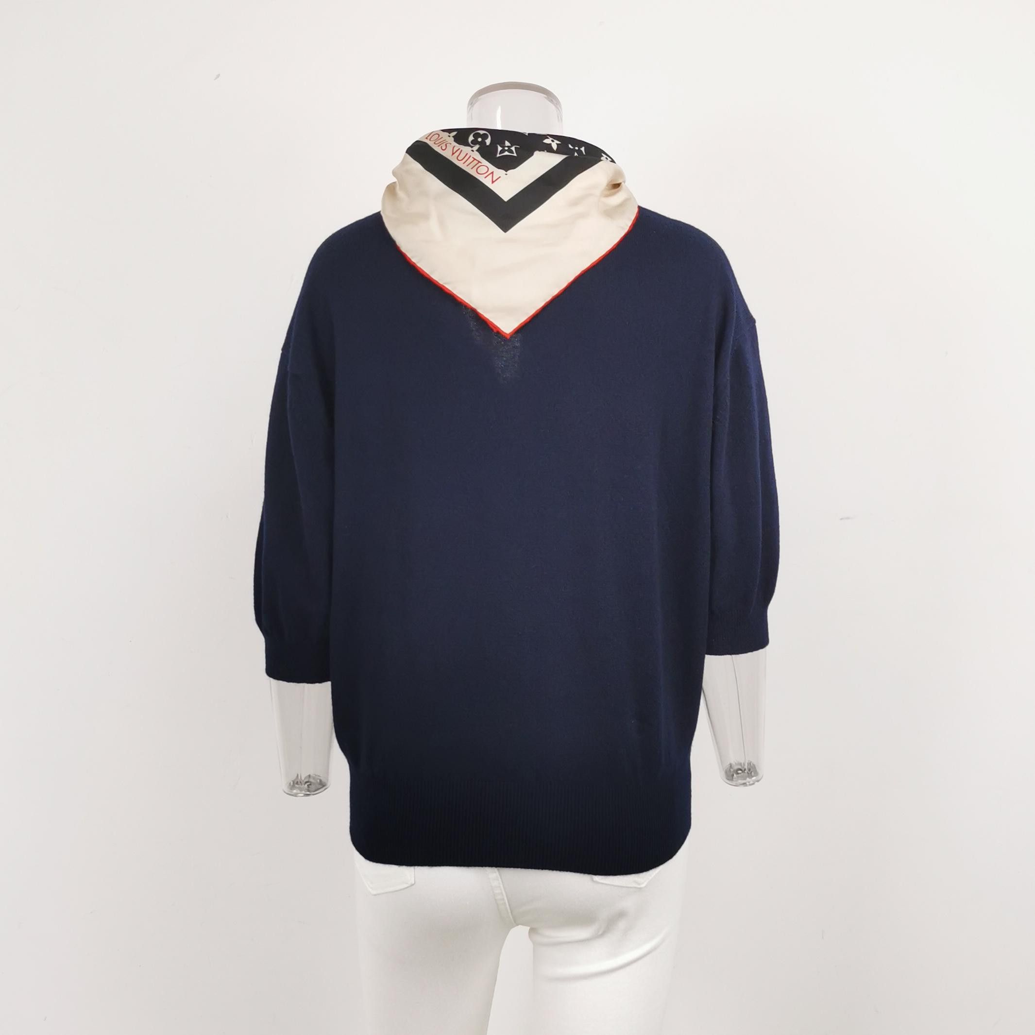 Louis Vuitton Louis Vuitton Cashmere Scarf Detail Sweater XS Size XS / US 0-2 / IT 36-38 - 3 Thumbnail