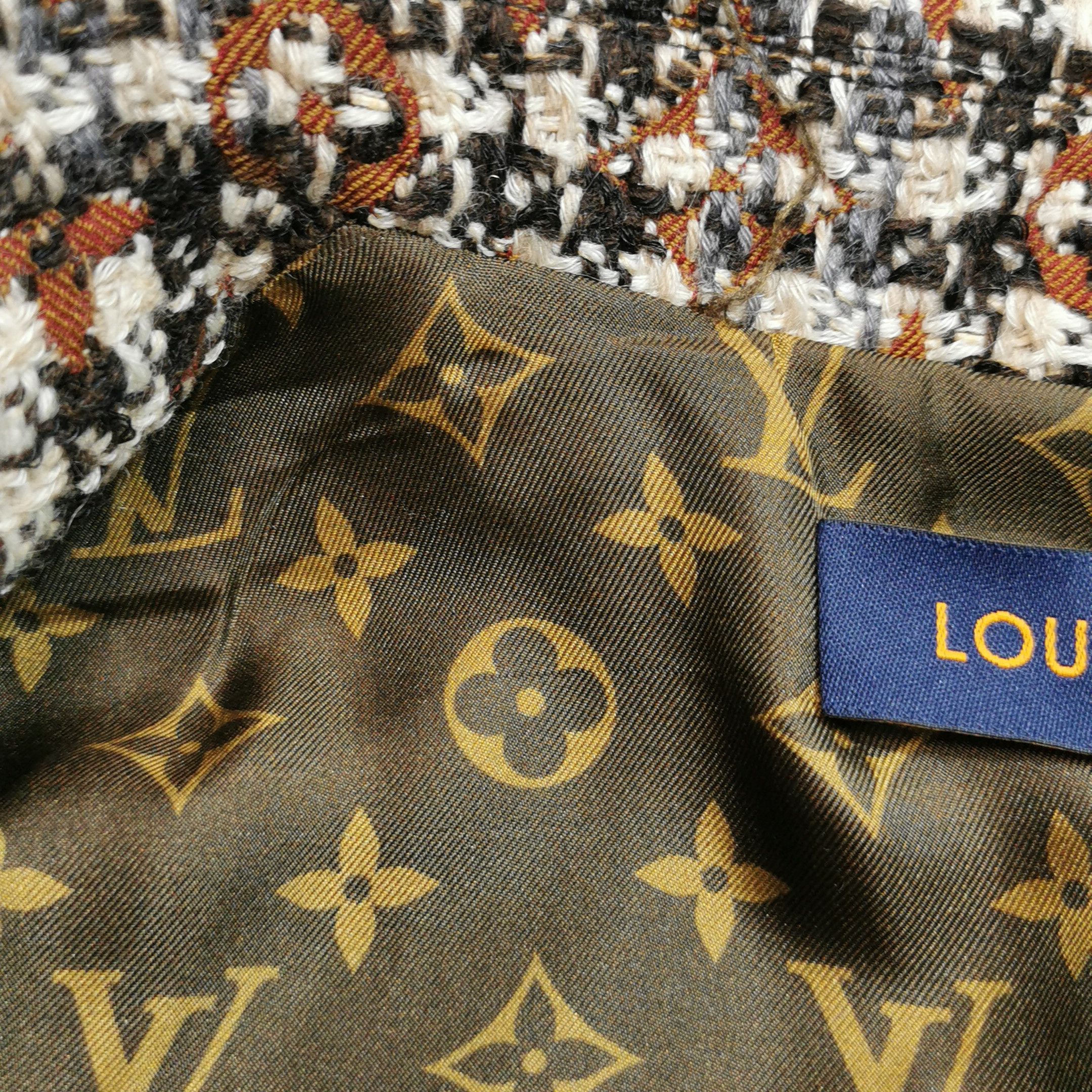 Louis Vuitton Louis Vuitton Checkered Logo Patch Blazer Size 34 Size XS / US 0-2 / IT 36-38 - 12 Thumbnail
