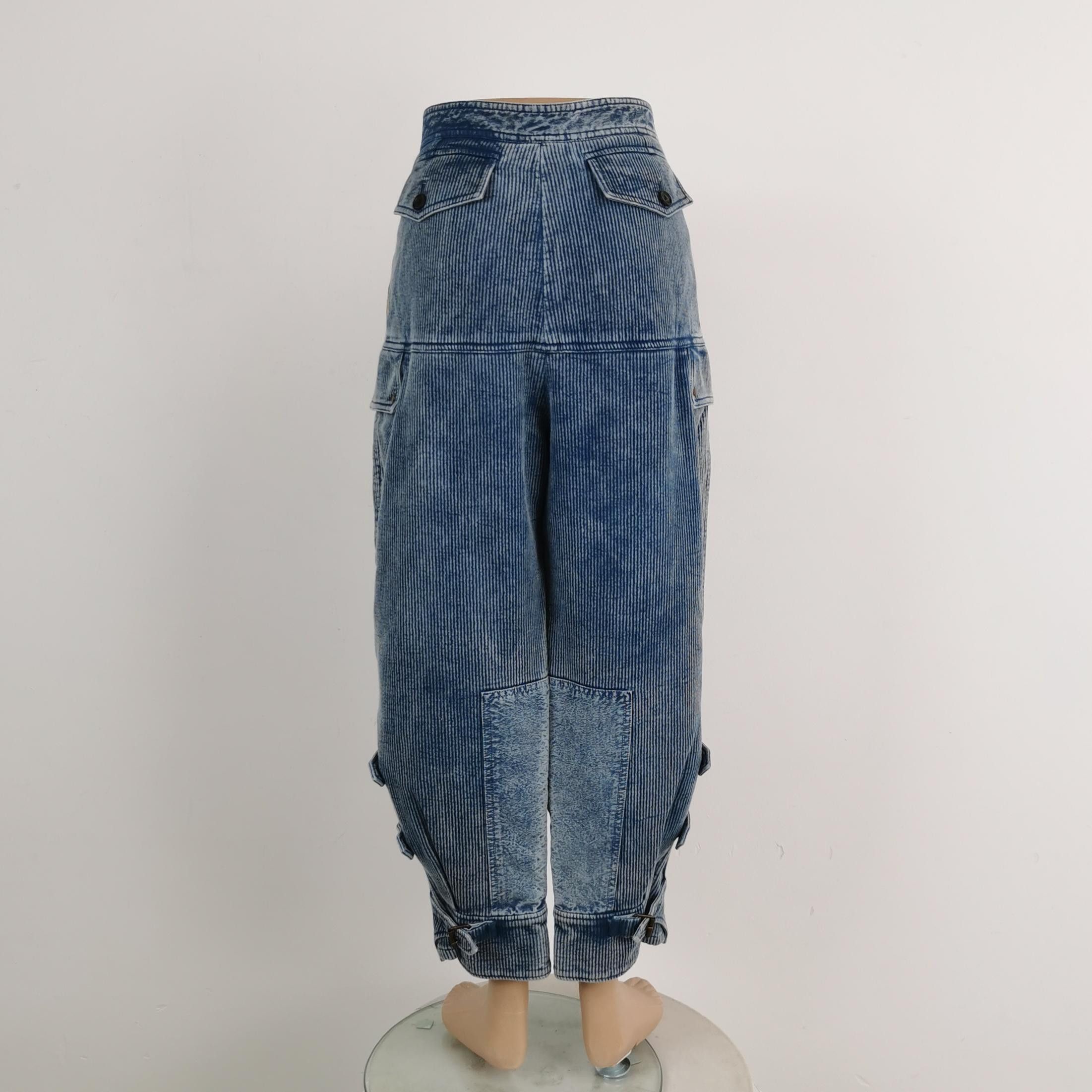 Louis Vuitton Louis Vuitton Striped Cotton Pants Size FR 42 Size 30" / US 8 / IT 44 - 2 Thumbnail