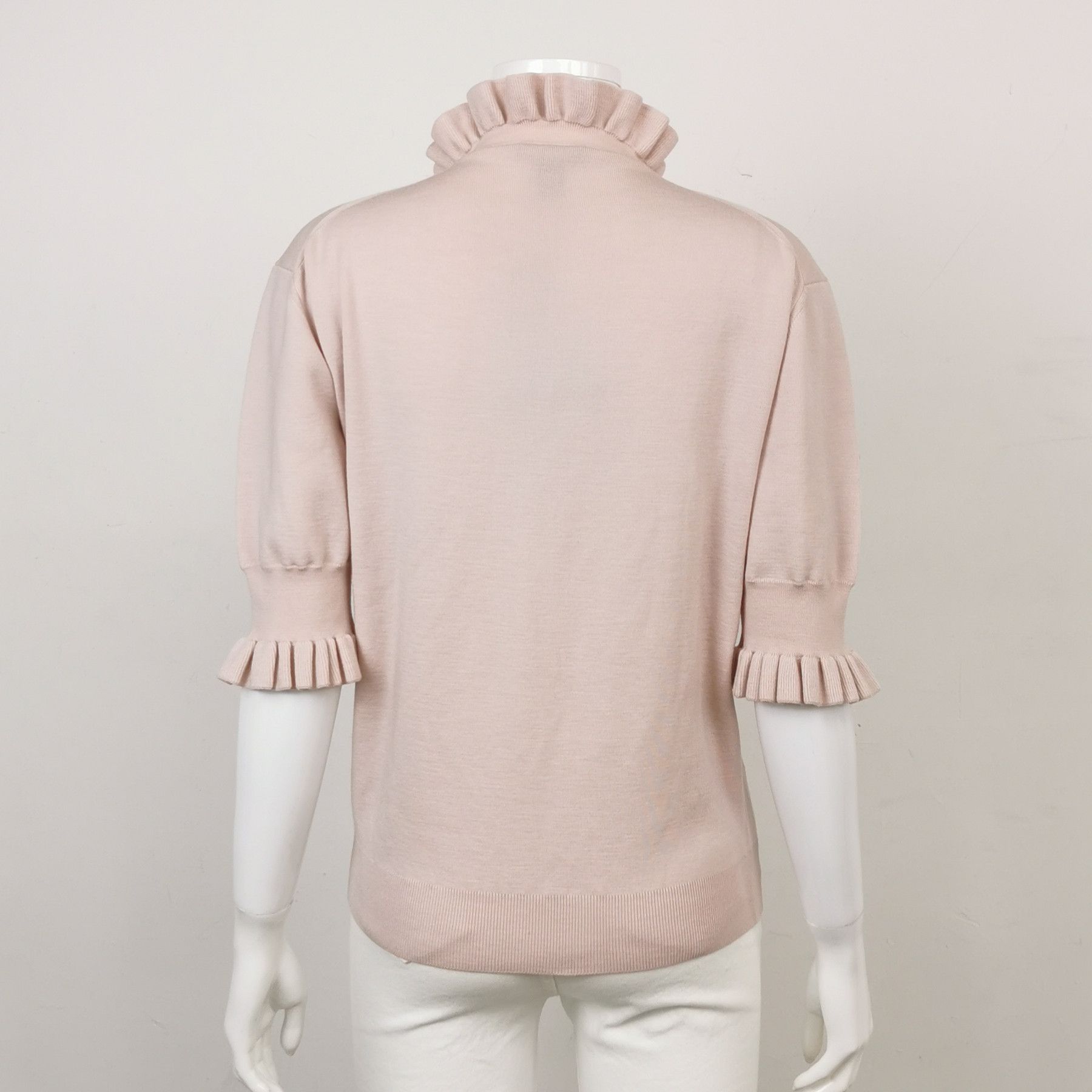 Louis Vuitton Louis Vuitton Ruffle Collar Knit Sweater Size M Size M / US 6-8 / IT 42-44 - 2 Thumbnail