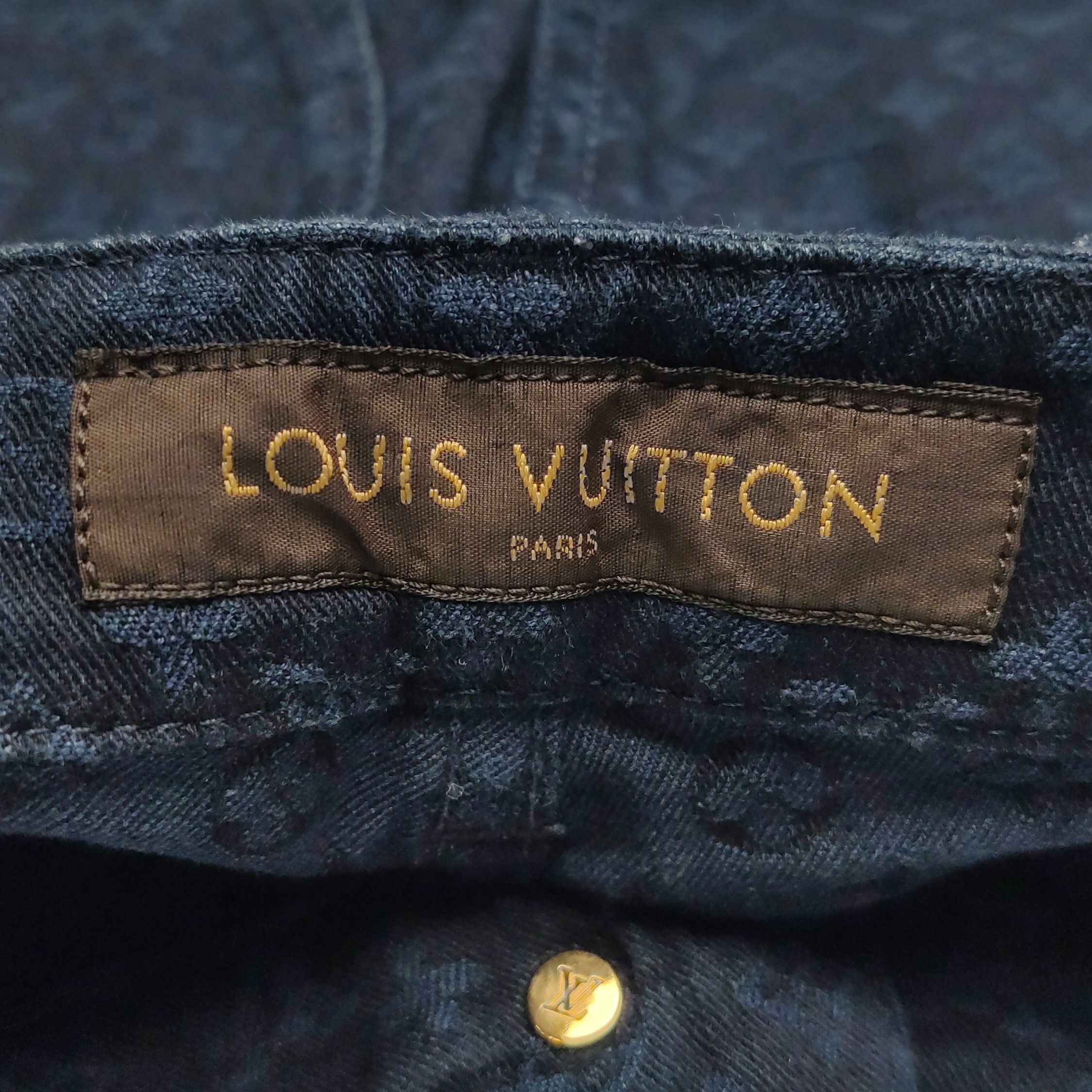 Louis Vuitton Louis Vuitton Monogram Denim Pants Size 36 Size 26" / US 2 / IT 38 - 4 Thumbnail