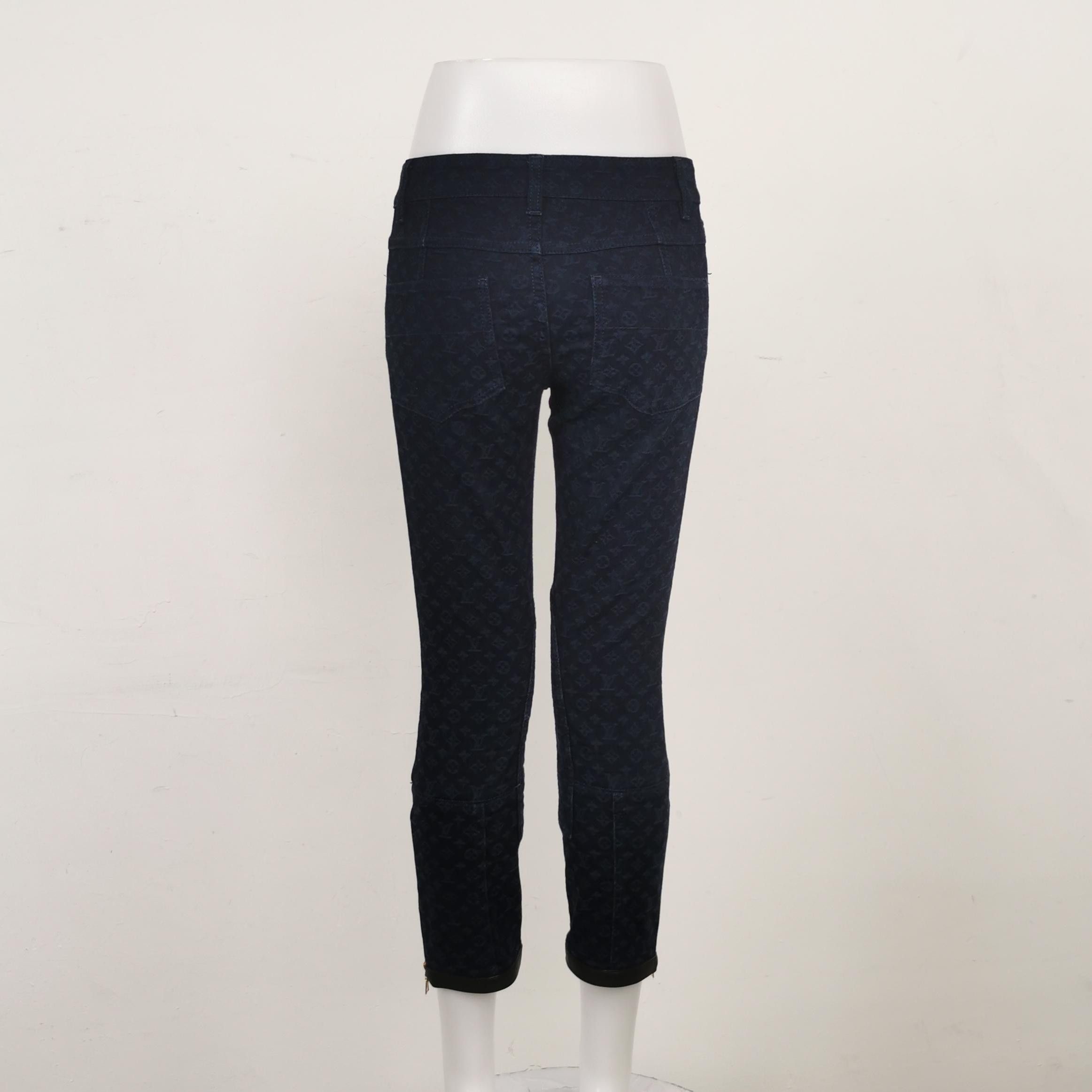 Louis Vuitton Louis Vuitton Monogram Denim Pants Size 36 Size 26" / US 2 / IT 38 - 2 Thumbnail