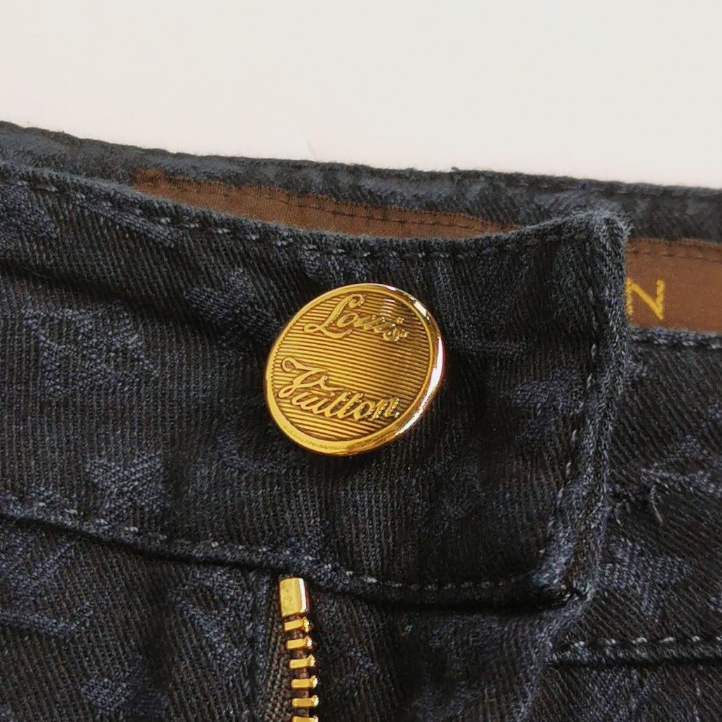 Louis Vuitton Louis Vuitton Monogram Denim Pants Size 36 Size 26" / US 2 / IT 38 - 3 Thumbnail