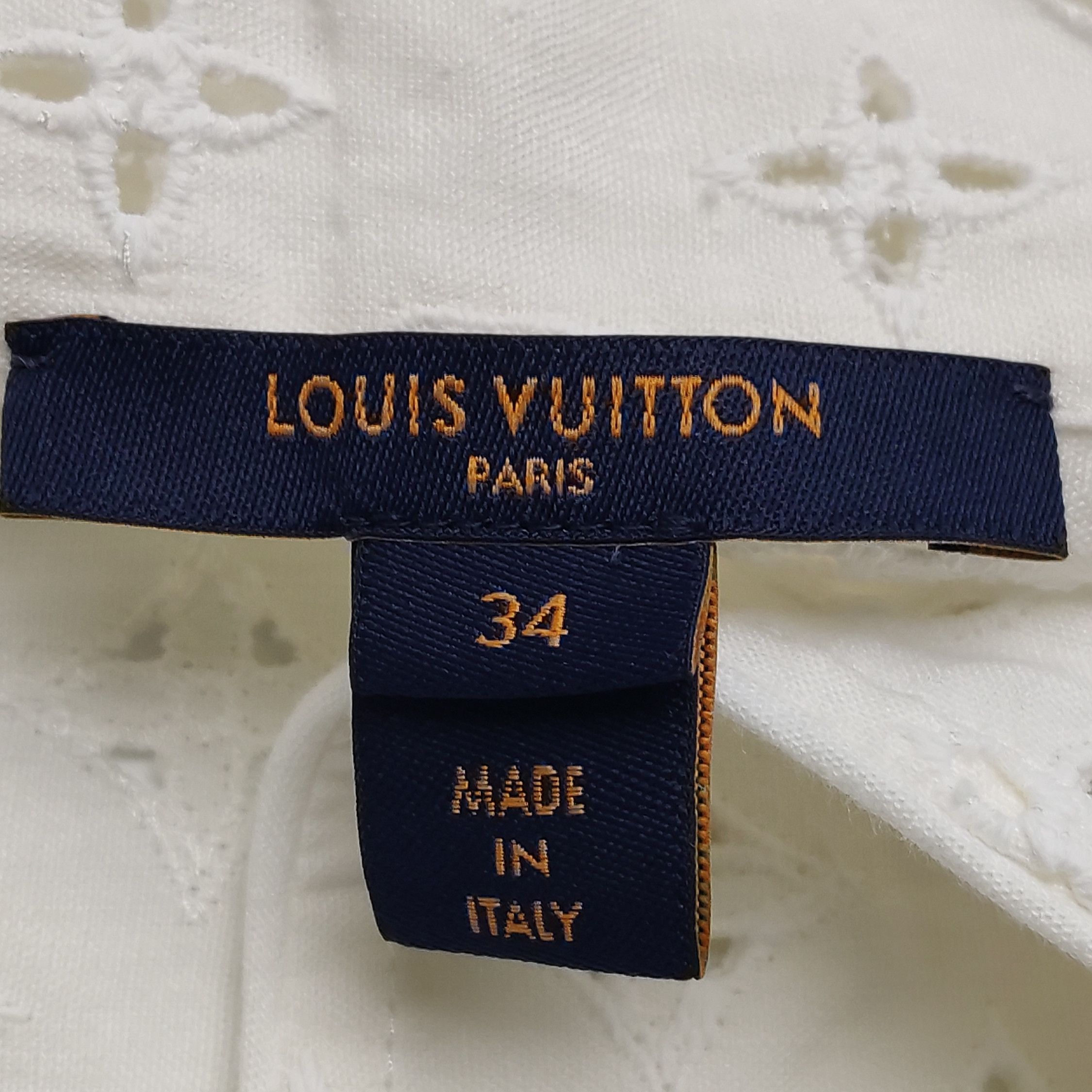 Louis Vuitton Louis Vuitton Monogram Eyelet Button Up Shirt Size 34 Size XS / US 0-2 / IT 36-38 - 4 Thumbnail