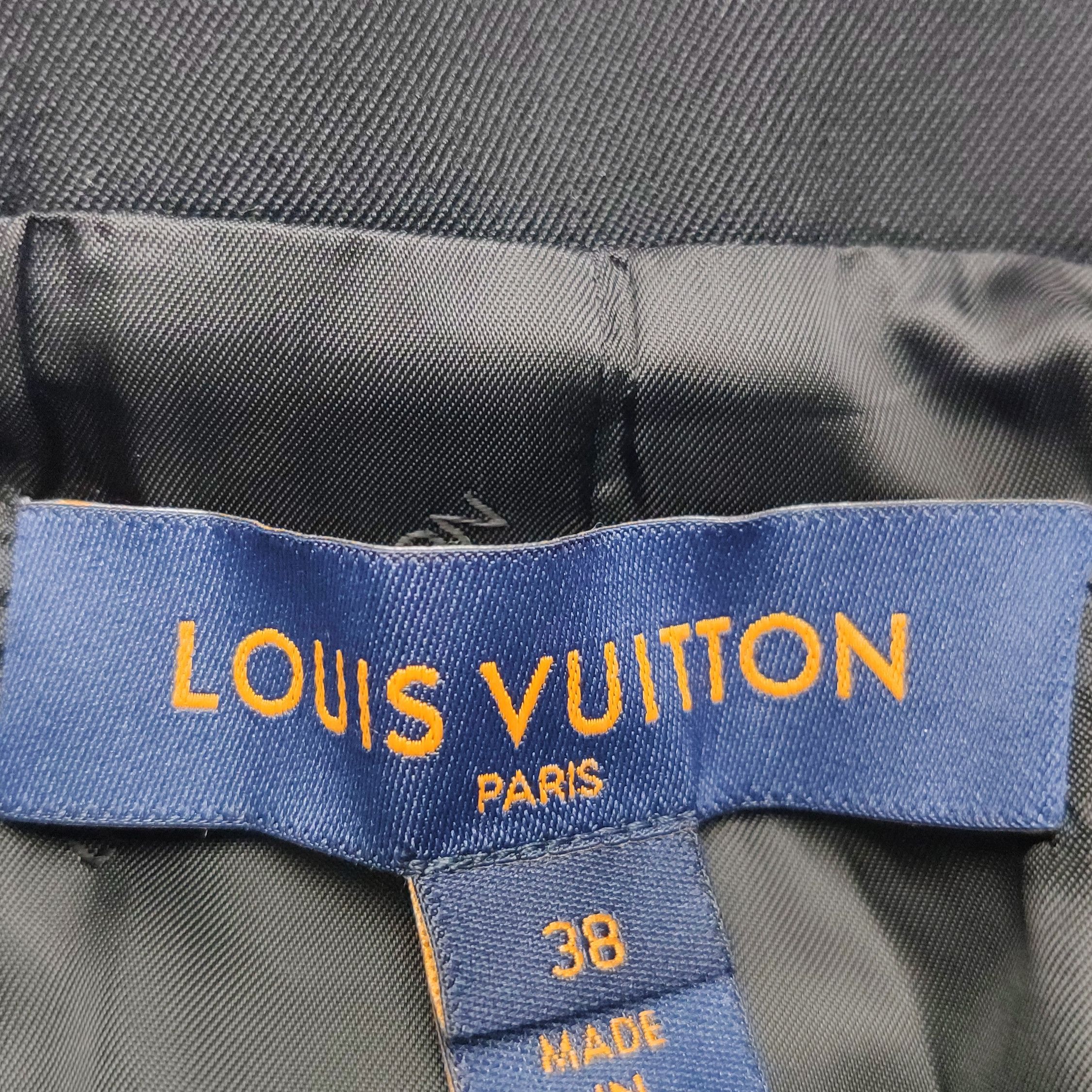 Louis Vuitton Louis Vuitton Monogram Detail Wool Blazer Size 38 Size S / US 4 / IT 40 - 5 Thumbnail