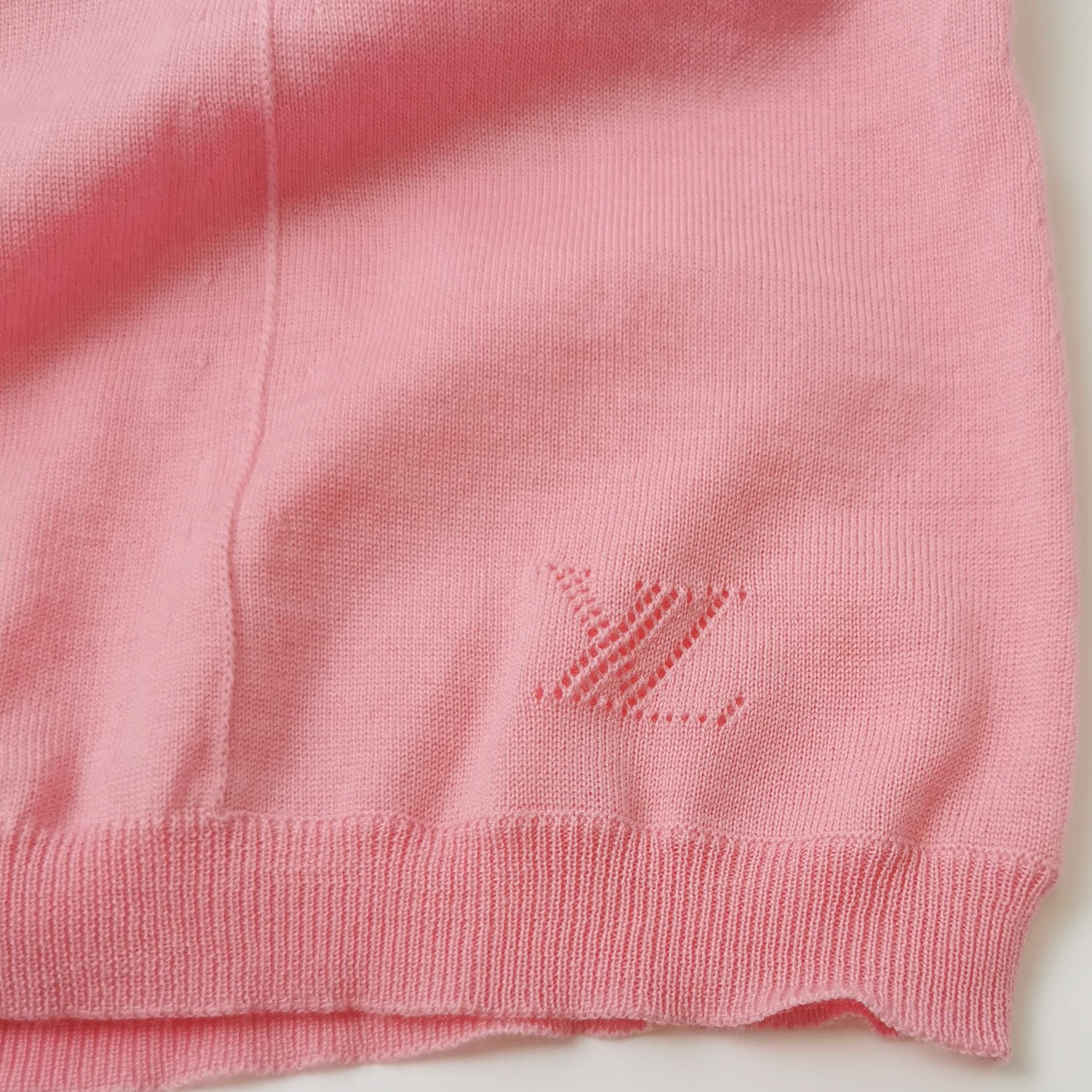 Louis Vuitton Louis Vuitton Bow Short Sleeve Sweater Pink S Size S / US 4 / IT 40 - 3 Thumbnail