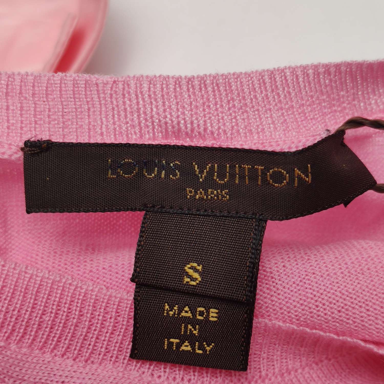 Louis Vuitton Louis Vuitton Bow Short Sleeve Sweater Pink S Size S / US 4 / IT 40 - 6 Thumbnail