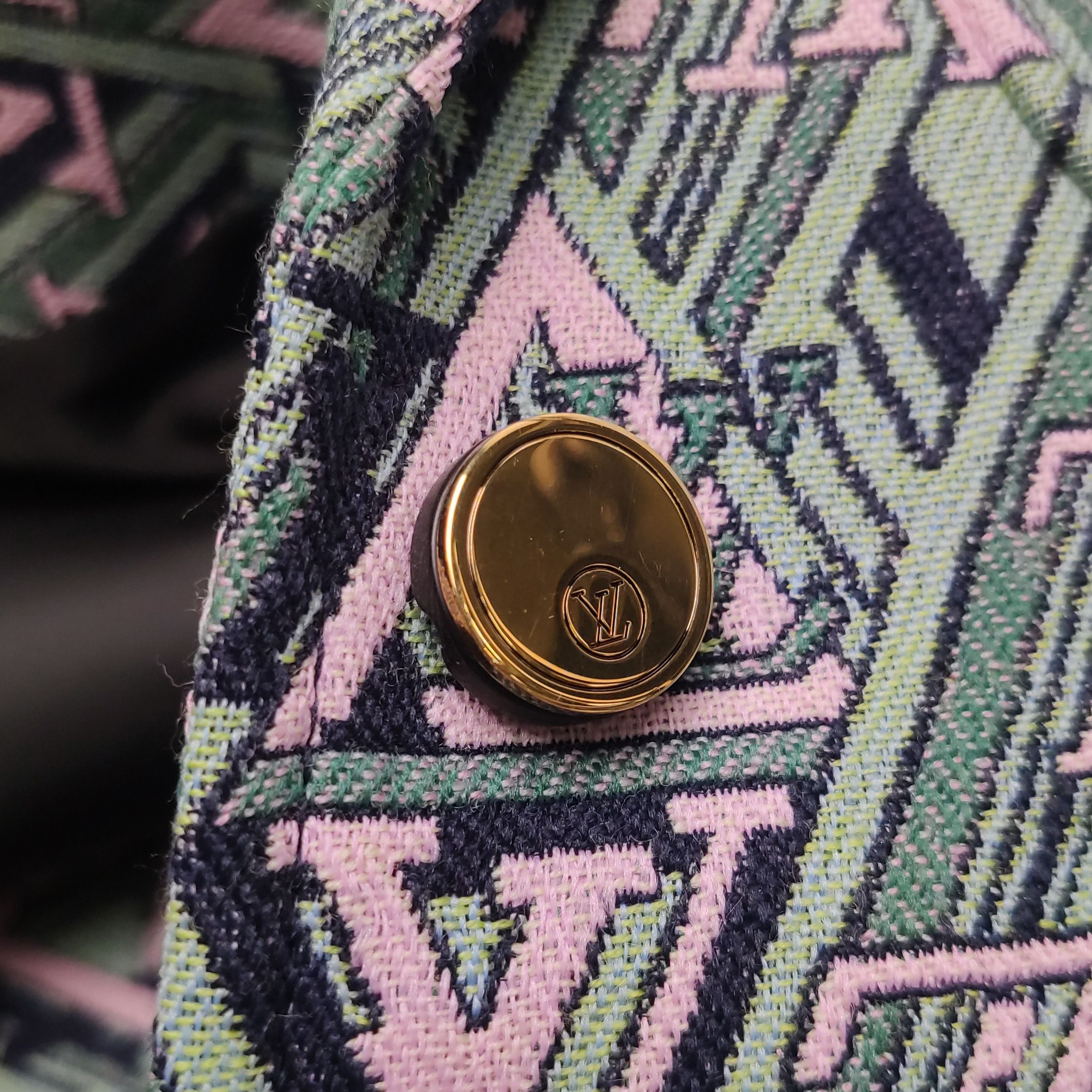 Louis Vuitton Louis Vuitton Monogram Print Blazer Size 36 Size XS / US 0-2 / IT 36-38 - 9 Thumbnail