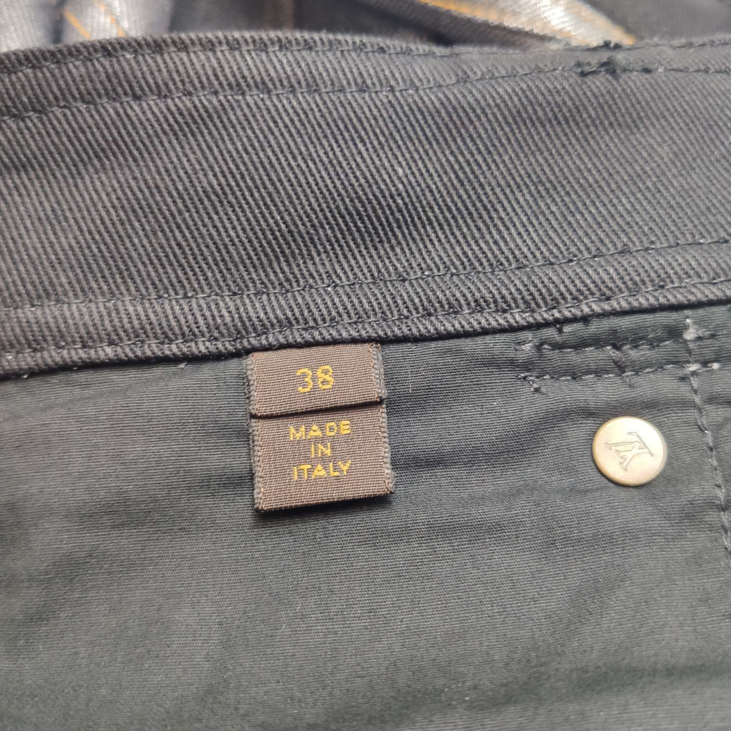 Louis Vuitton Louis Vuitton Metallic Cotton Pants Size 38 Size 27" / US 4 / IT 40 - 6 Thumbnail