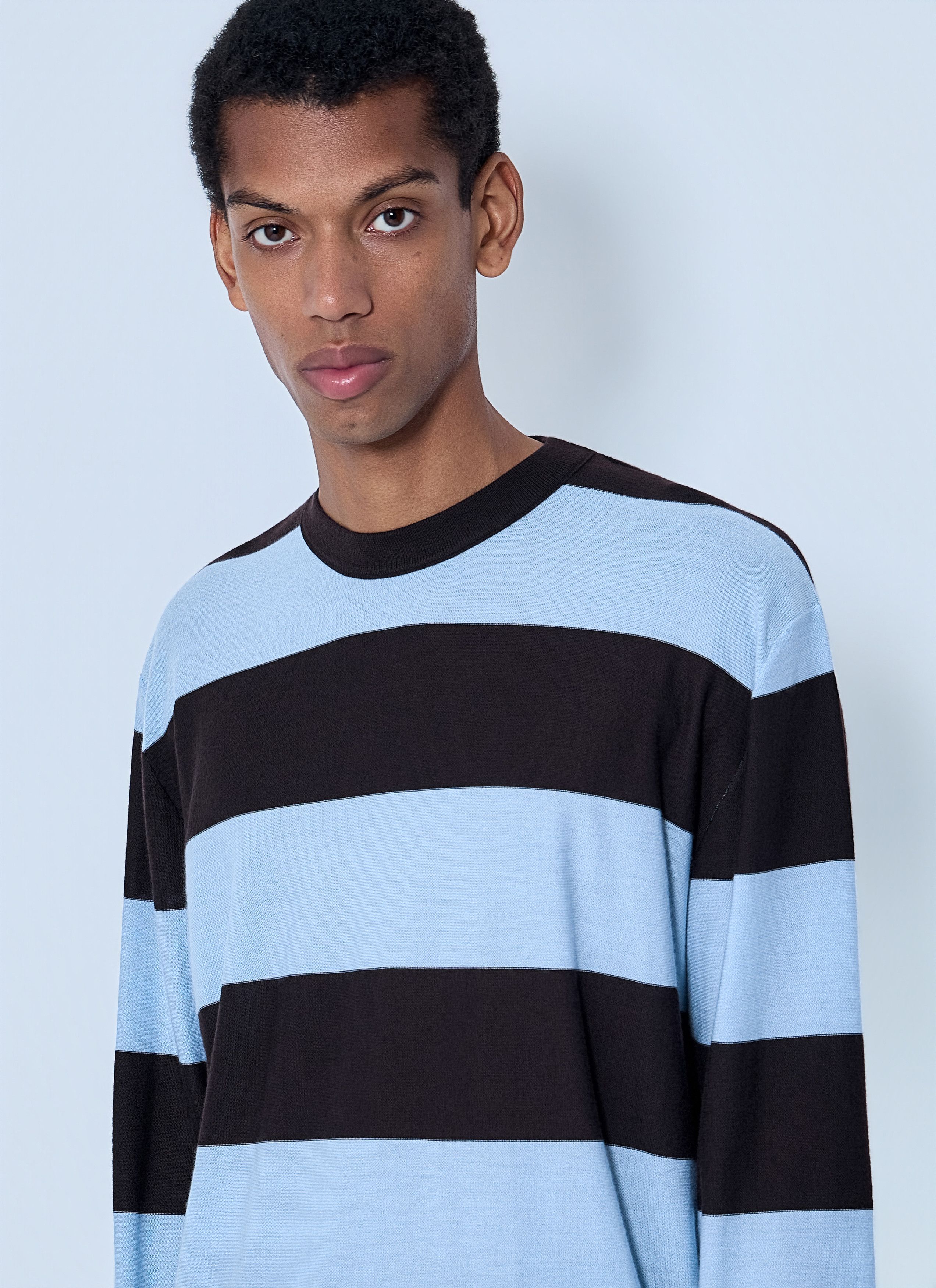 Bottega Veneta Striped Long Sleeve T-Shirt Size US M / EU 48-50 / 2 - 5 Thumbnail