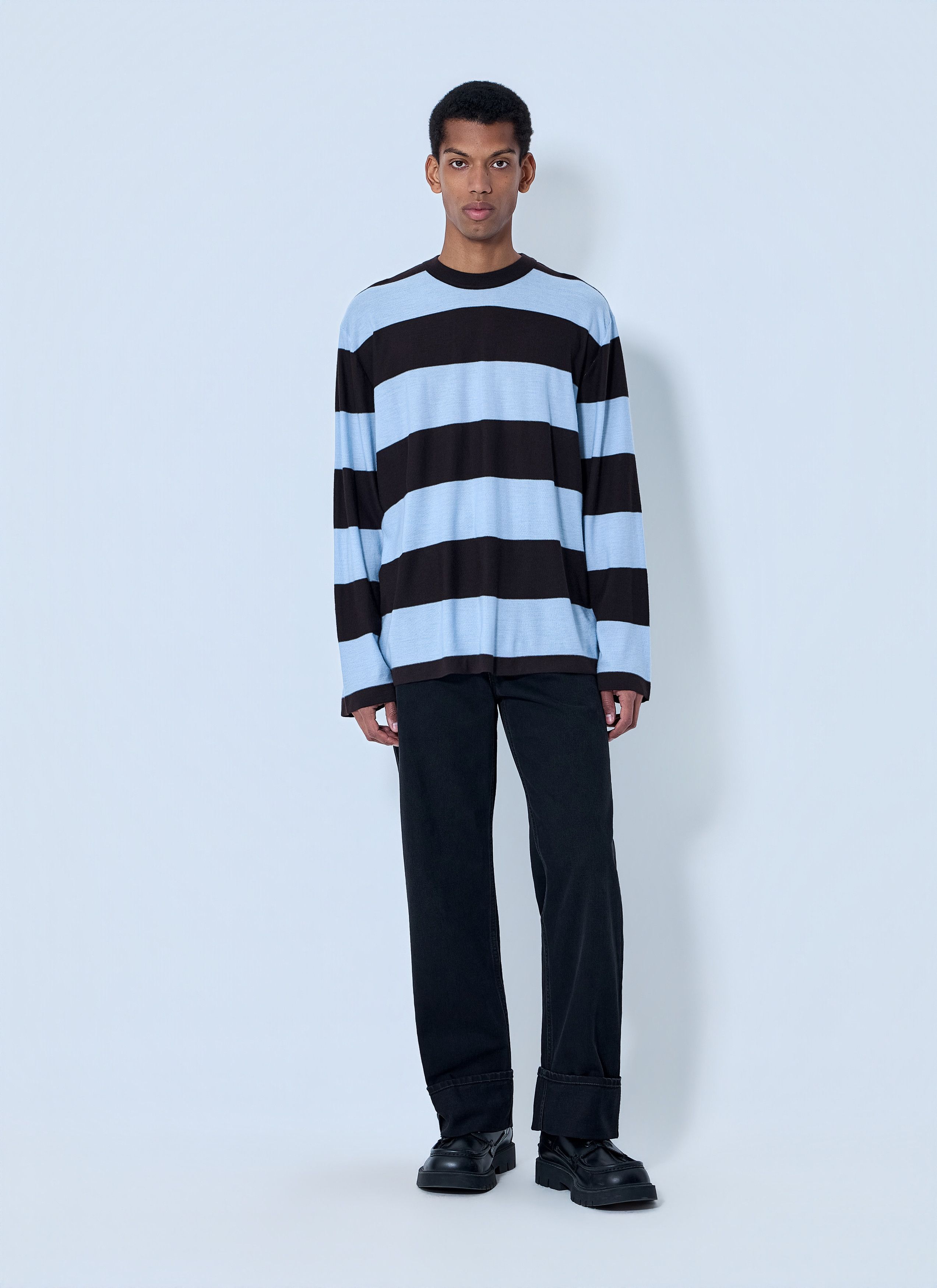 Bottega Veneta Striped Long Sleeve T-Shirt Size US S / EU 44-46 / 1 - 2 Thumbnail