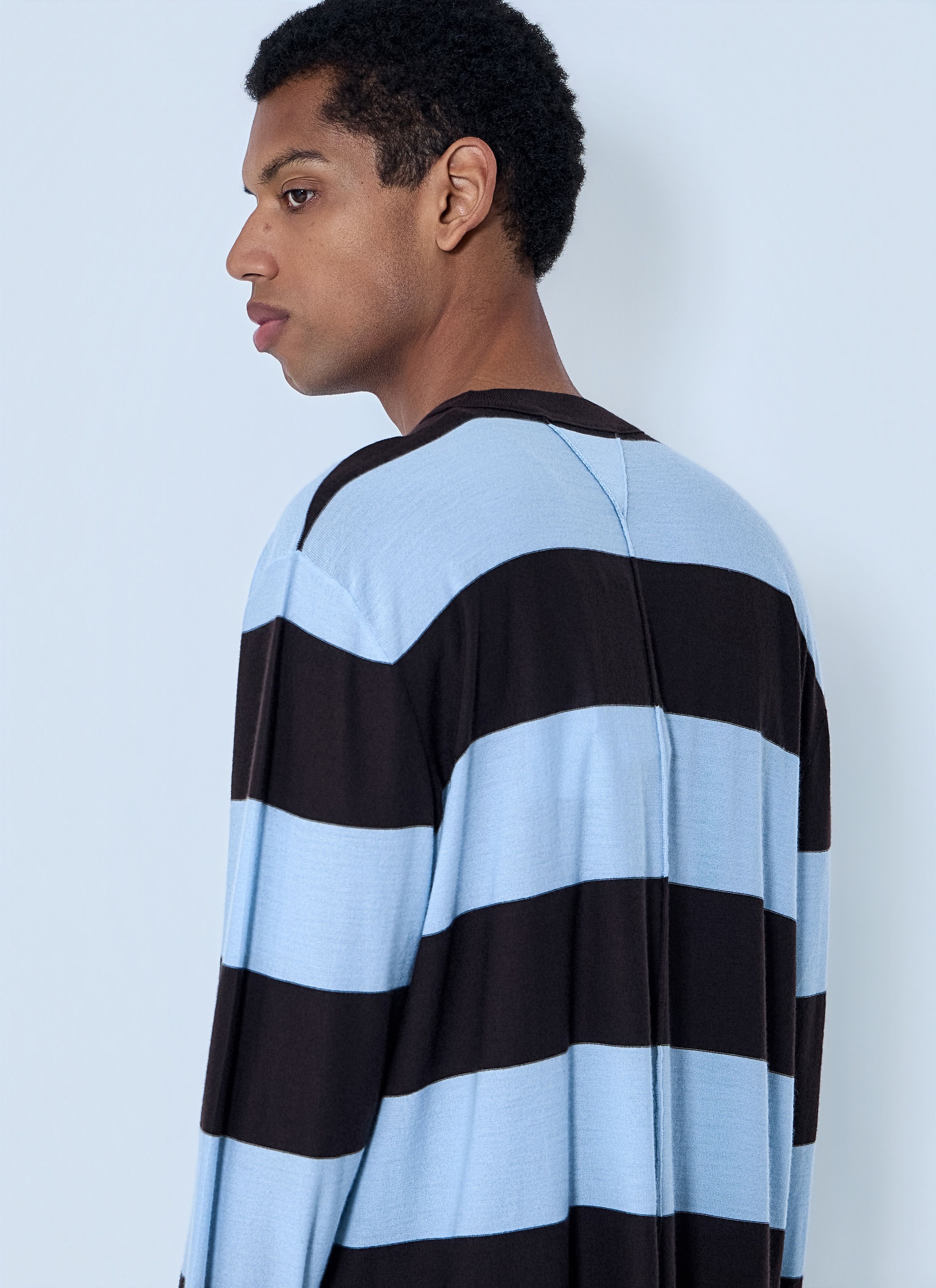 Bottega Veneta Striped Long Sleeve T-Shirt Size US S / EU 44-46 / 1 - 6 Thumbnail