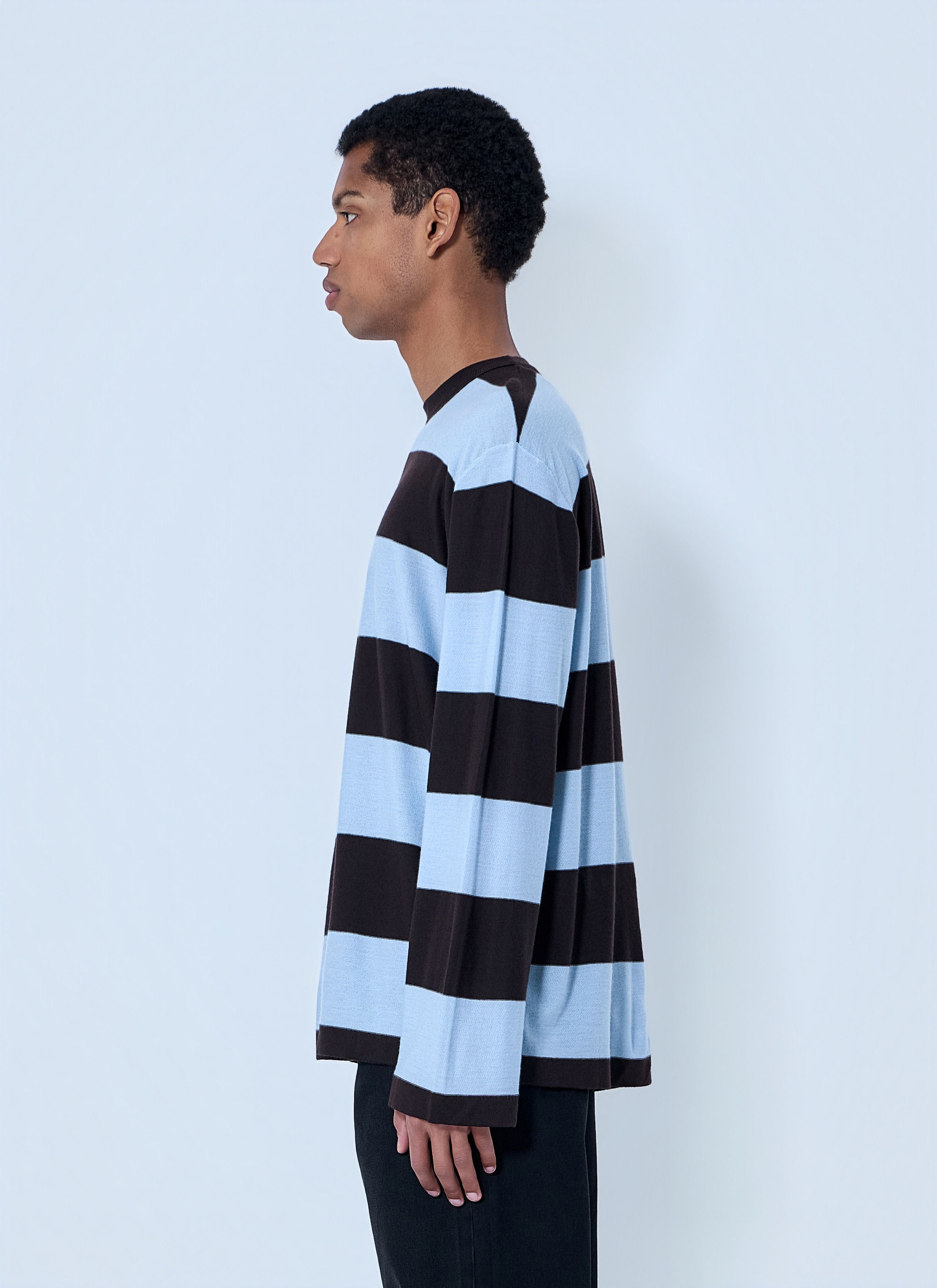 Bottega Veneta Striped Long Sleeve T-Shirt Size US S / EU 44-46 / 1 - 3 Thumbnail