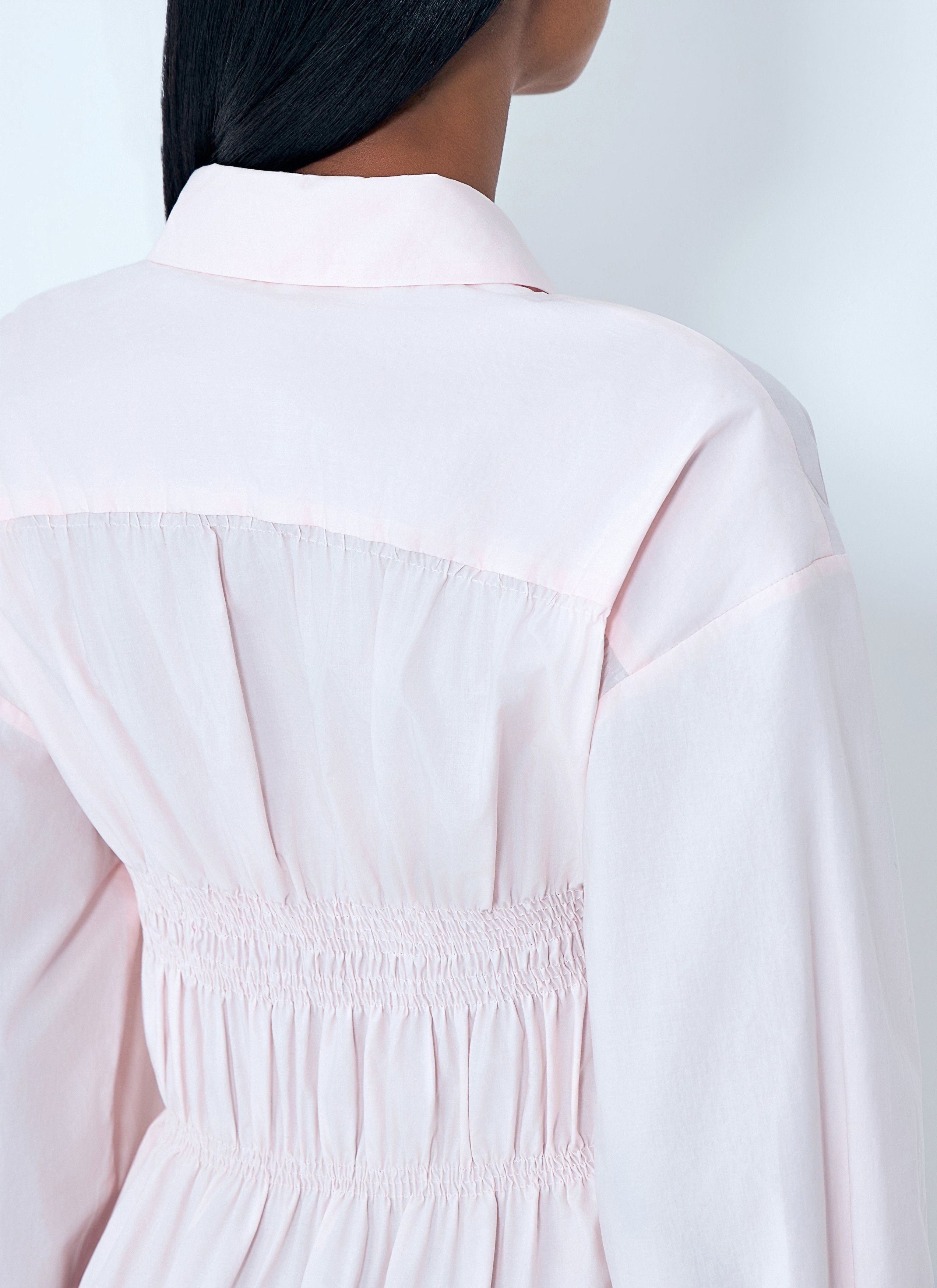 Cecilie Bahnsen Smocked Detail Poplin Shirt Size S / US 4 / IT 40 - 6 Thumbnail