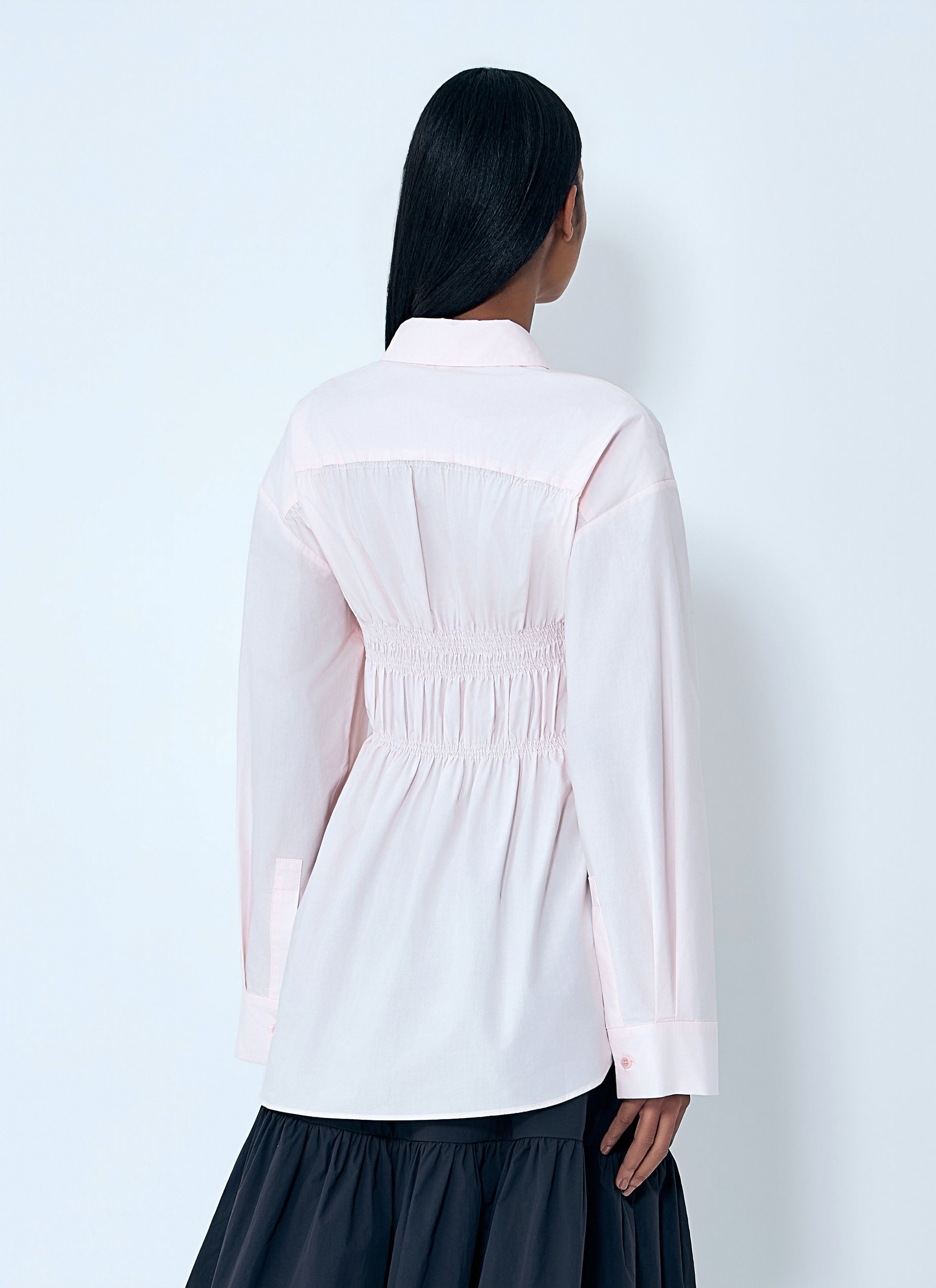 Cecilie Bahnsen Smocked Detail Poplin Shirt Size S / US 4 / IT 40 - 4 Thumbnail