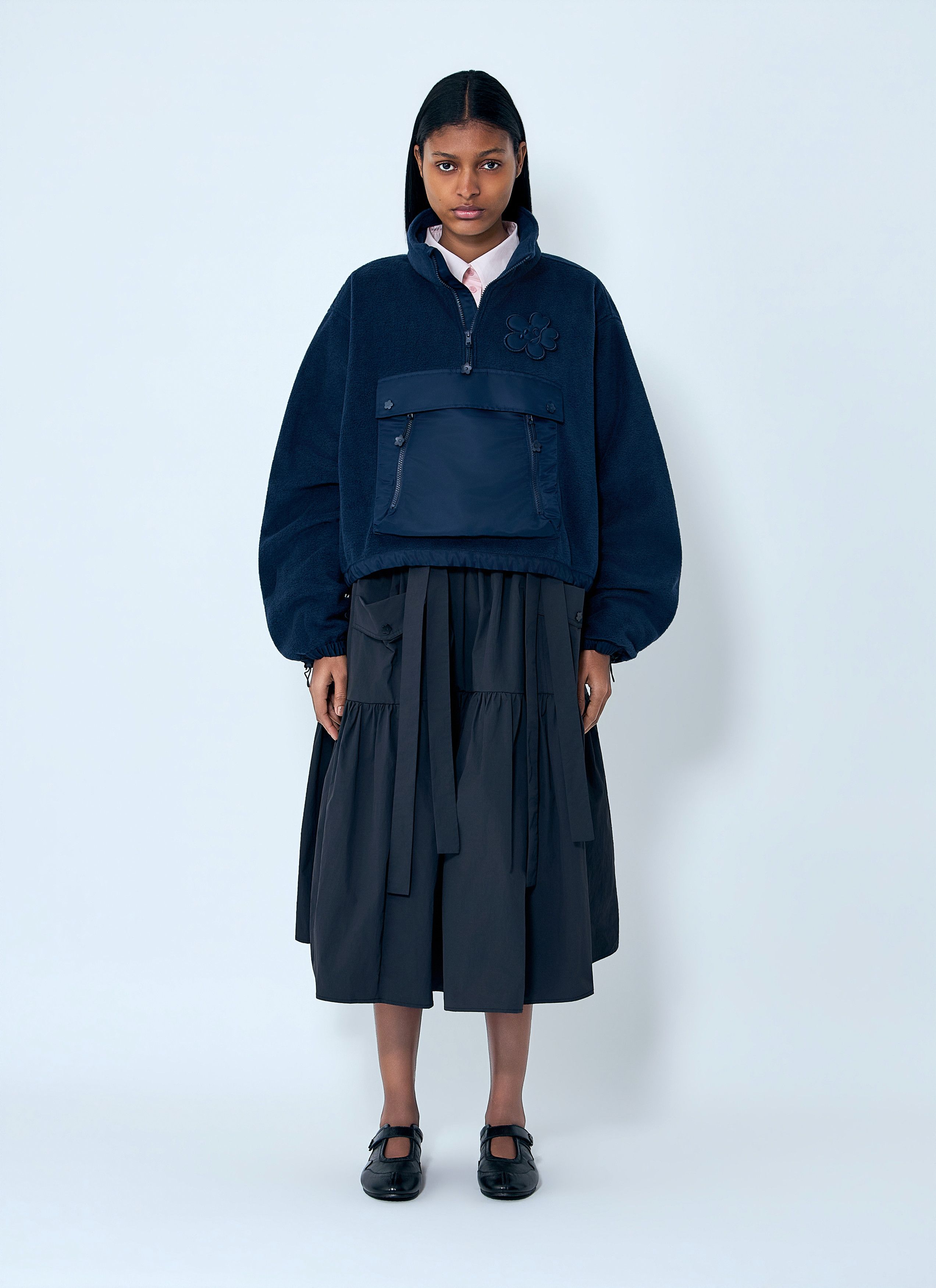 Cecilie Bahnsen High-Neck Fleece Pullover Size S / US 4 / IT 40 - 2 Thumbnail
