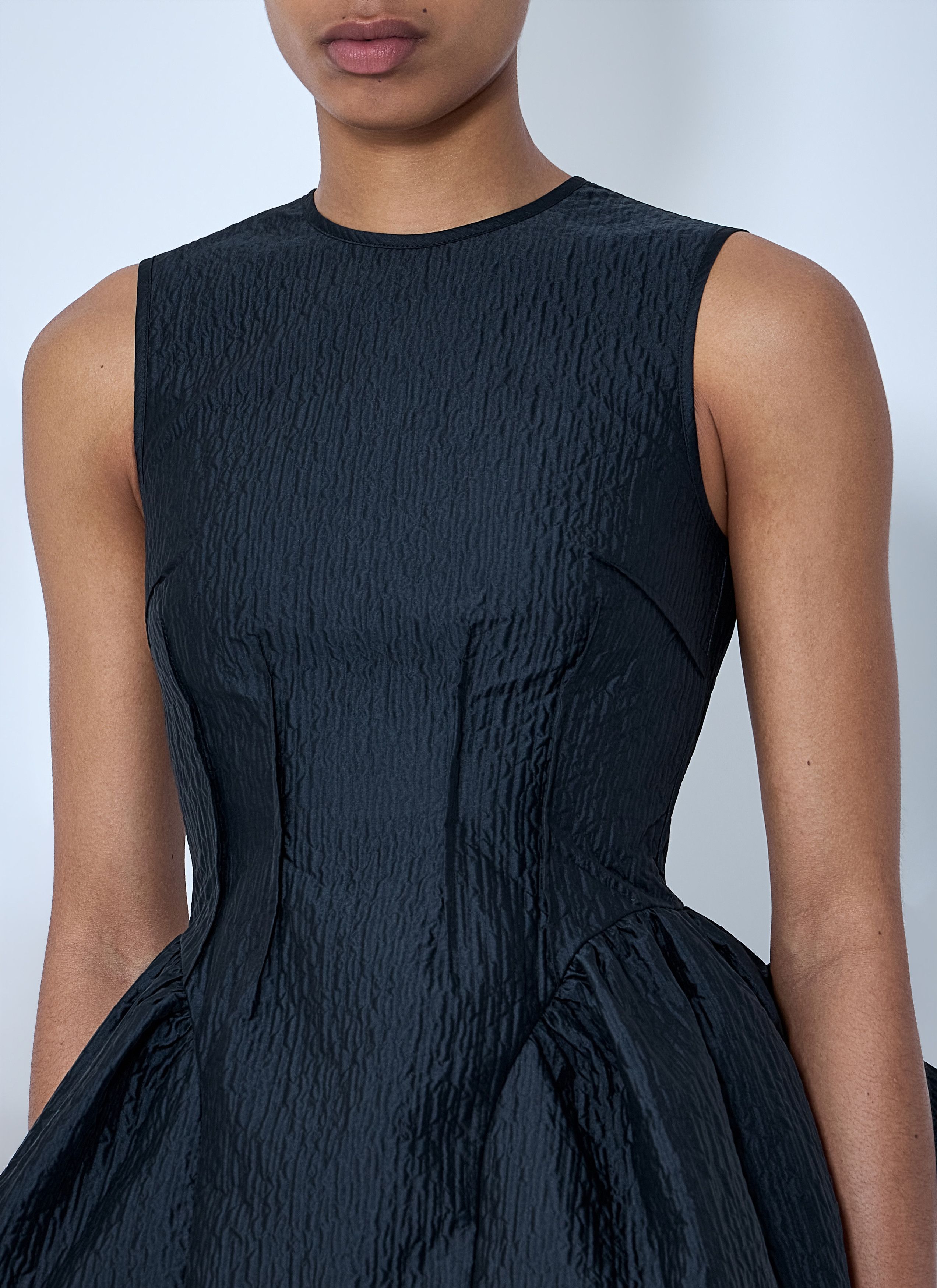 Cecilie Bahnsen CBdaimi Stria Matelassé Peplum Top Size M / US 6-8 / IT 42-44 - 5 Thumbnail