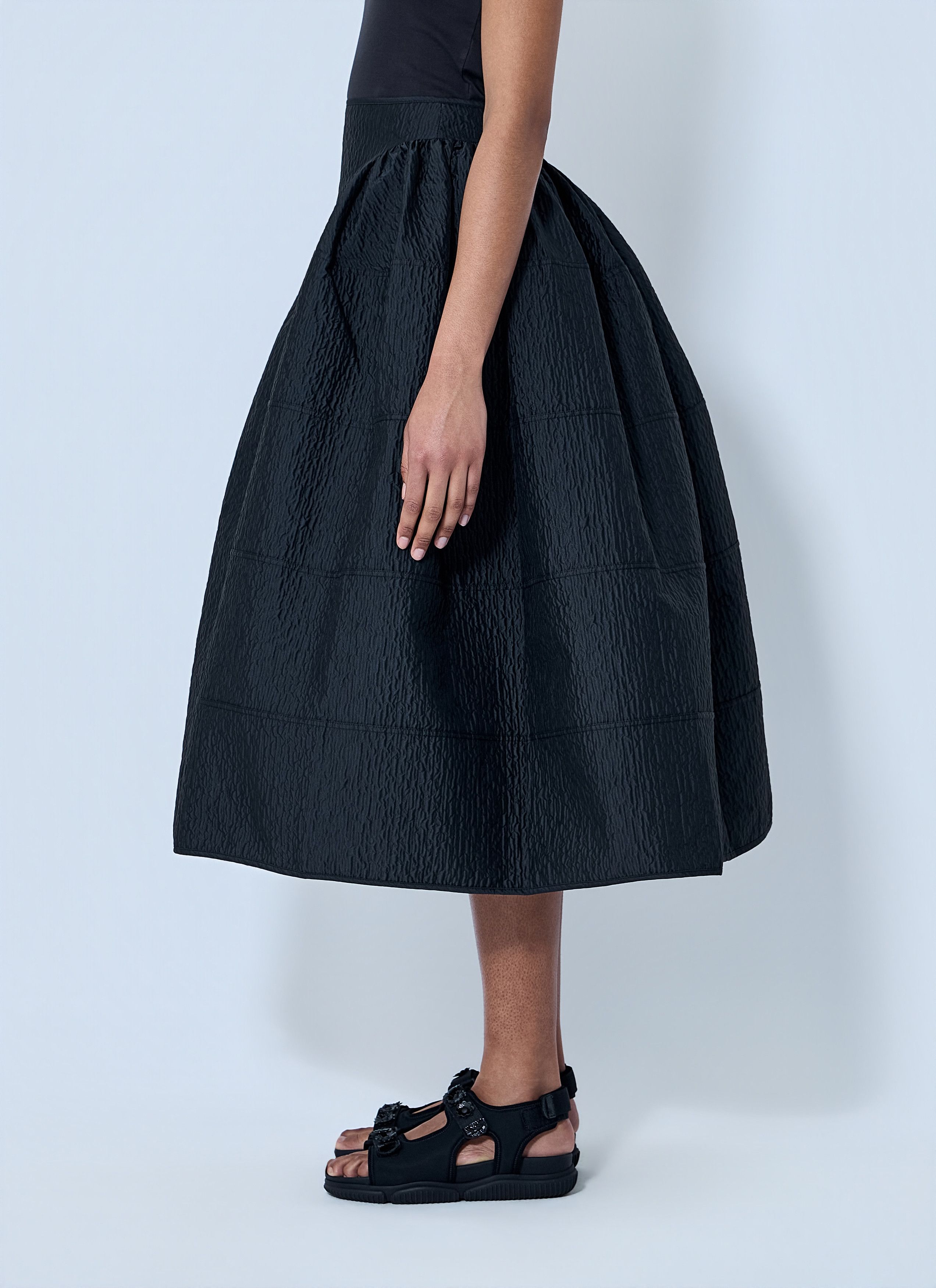 Cecilie Bahnsen CBdaphne Skirt Stria Matelasse Size 30" / US 8 / IT 44 - 3 Thumbnail