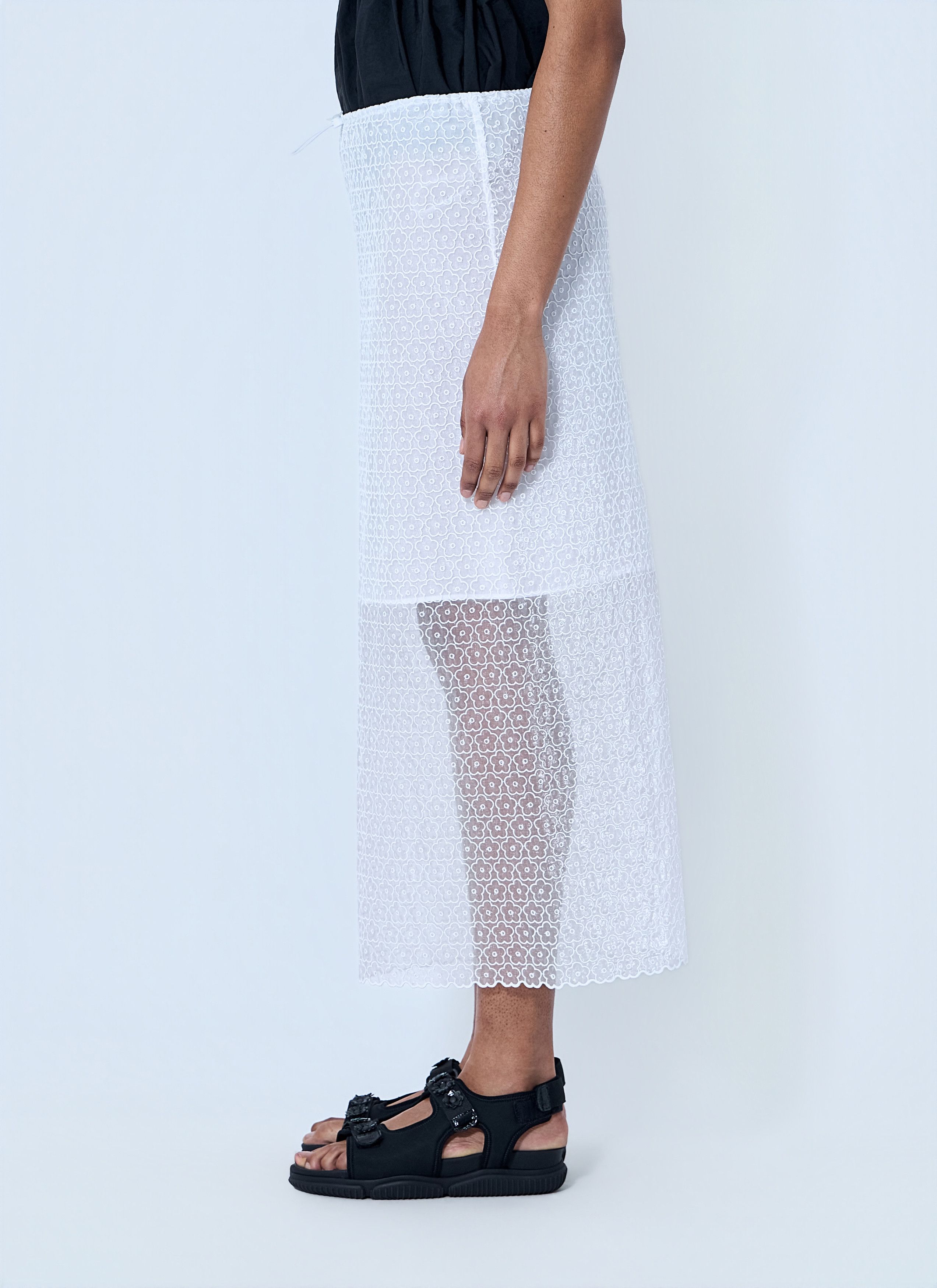 Cecilie Bahnsen Cbdonna Skirt Windflower Emb Size 28" / US 6 / IT 42 - 3 Thumbnail
