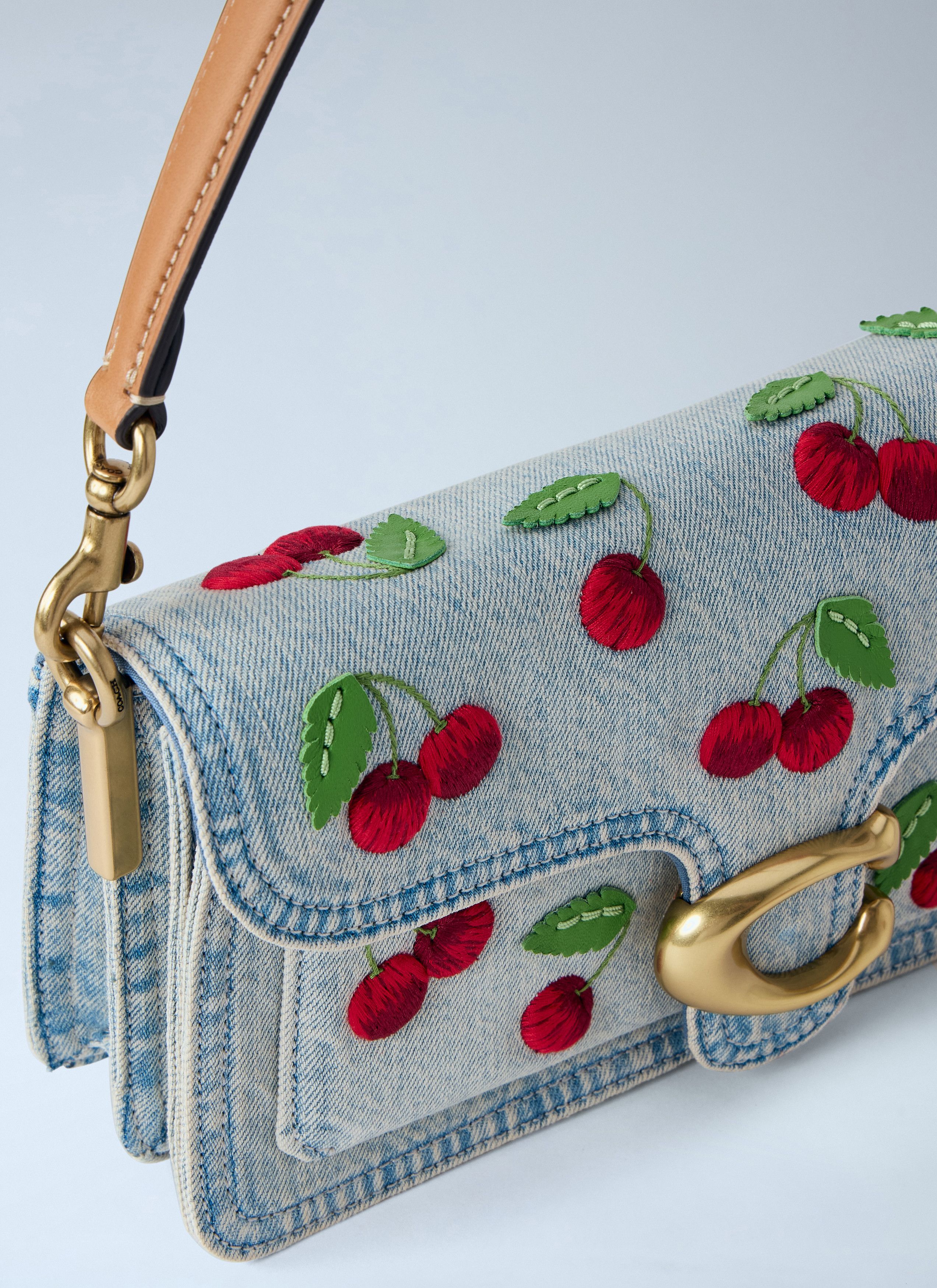 Coach Tabby Shoulder Bag 26 With Cherry Embroidery Size ONE SIZE - 4 Thumbnail