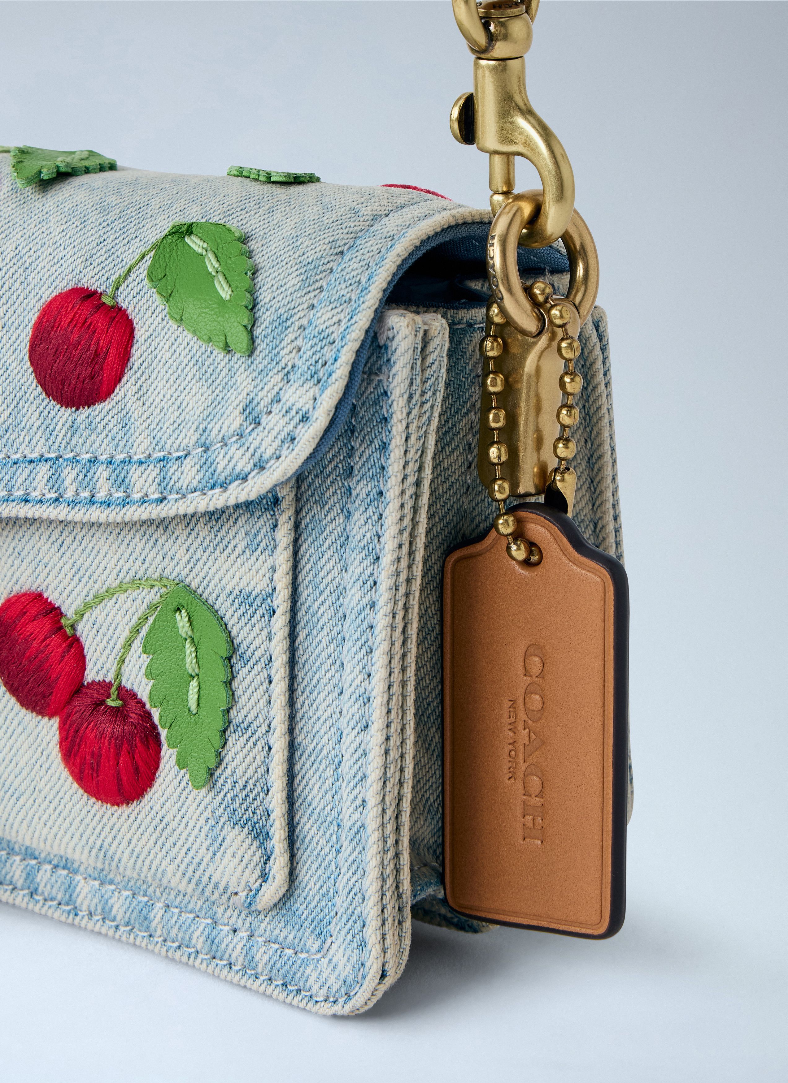 Coach Tabby Shoulder Bag 20 With Cherry Embroidery Size ONE SIZE - 5 Thumbnail