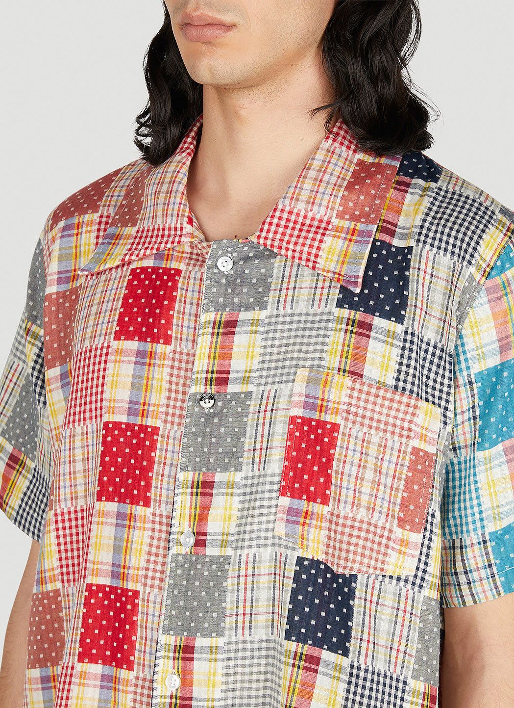 (di)vision Patchwork Check Shirt Size US L / EU 52-54 / 3 - 5 Thumbnail