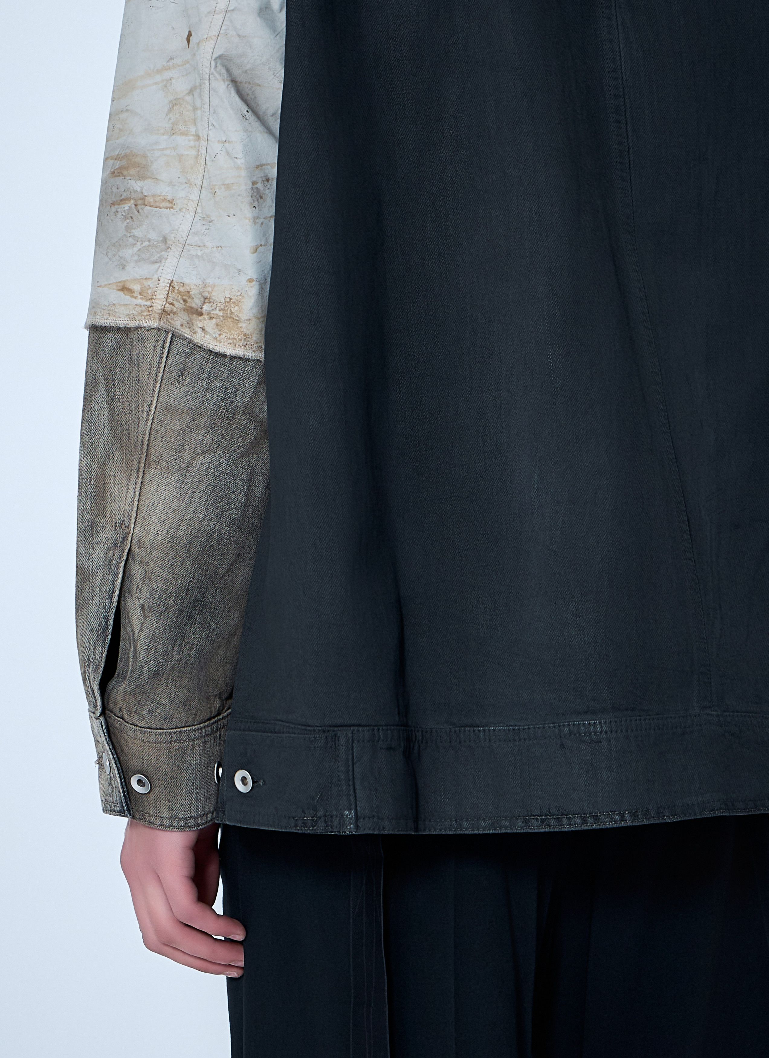 Rick Owens Drkshdw Denim Patchwork Jacket Size US M / EU 48-50 / 2 - 6 Thumbnail