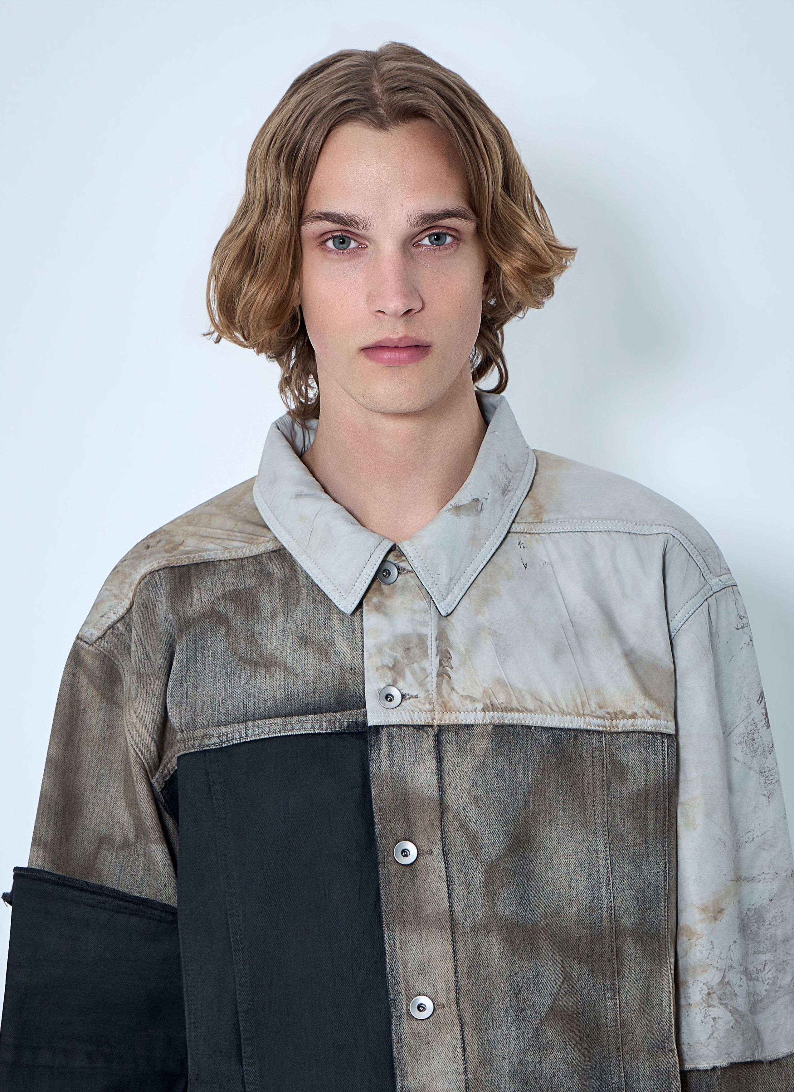 Rick Owens Drkshdw Denim Patchwork Jacket Size US M / EU 48-50 / 2 - 5 Thumbnail
