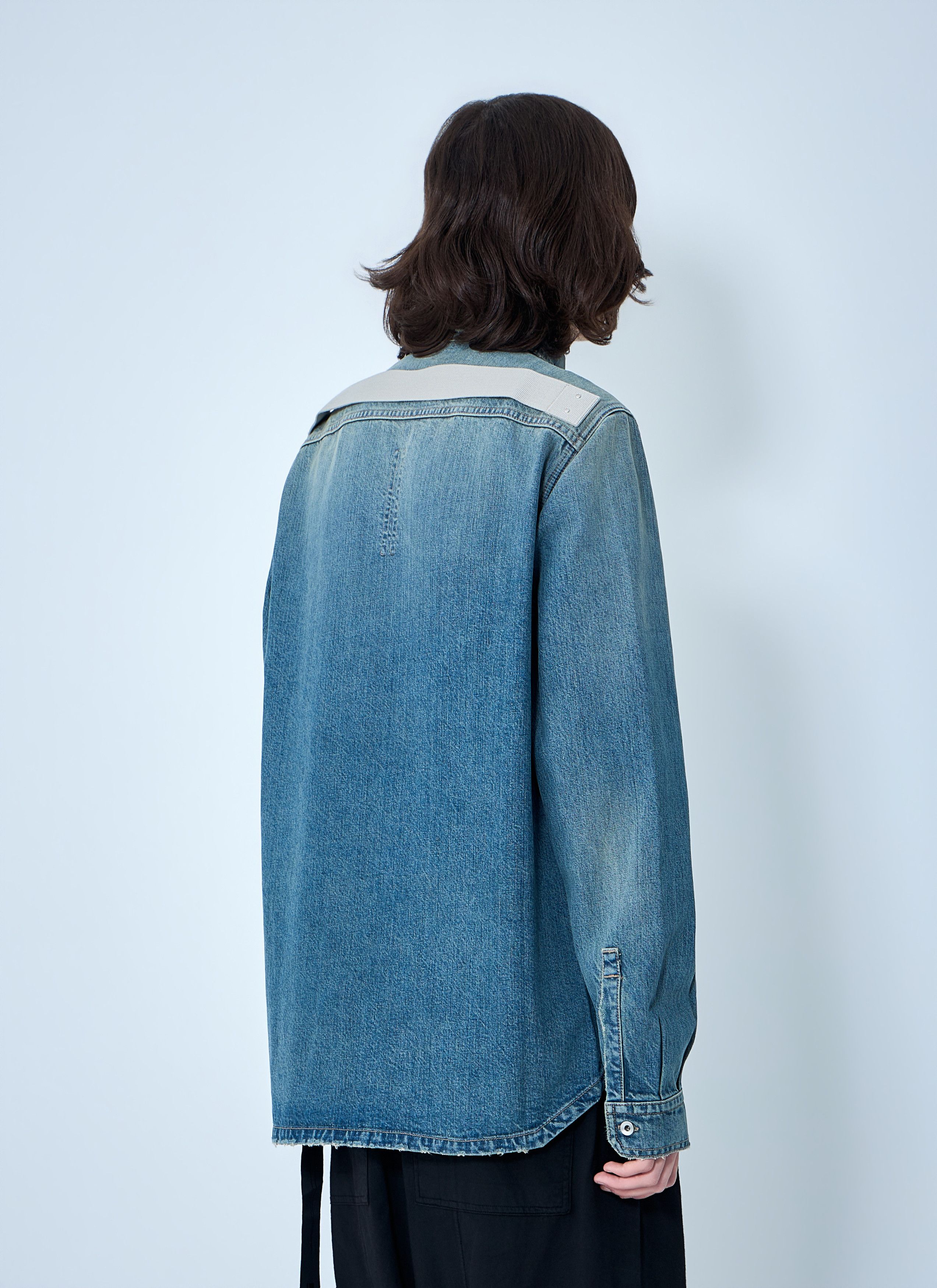 Rick Owens Drkshdw Denim Overshirt Jacket Size US L / EU 52-54 / 3 - 4 Thumbnail