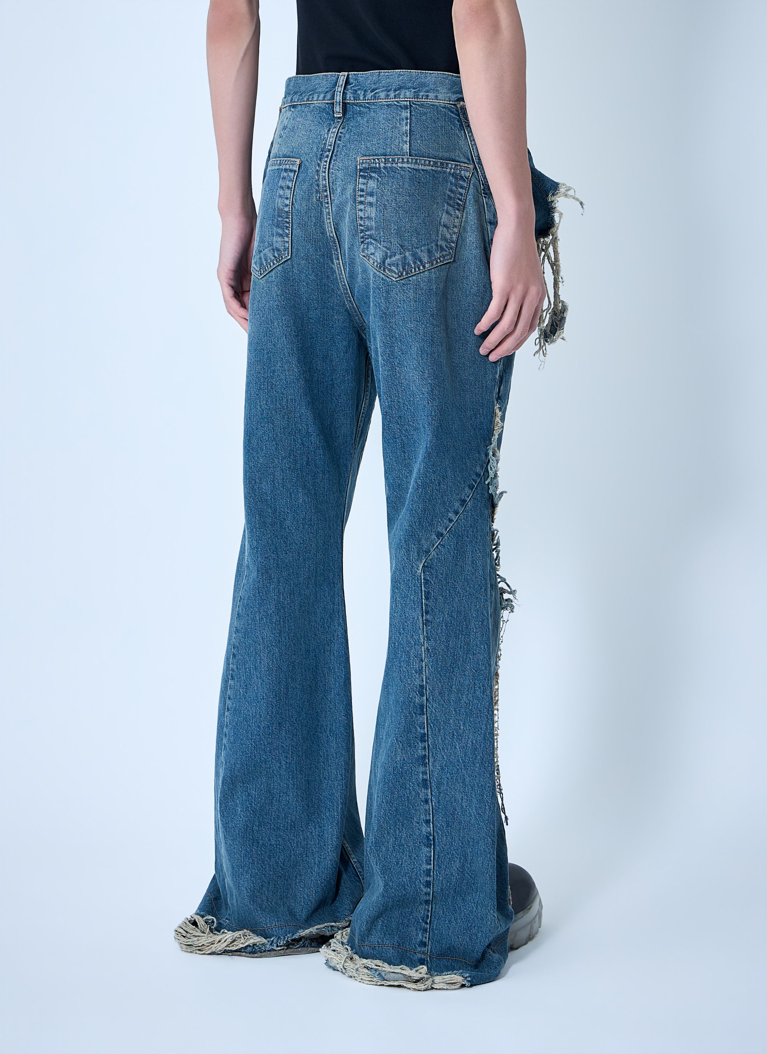 Rick Owens Drkshdw Slivered Bootcut Jeans Size US 32 / EU 48 - 4 Thumbnail