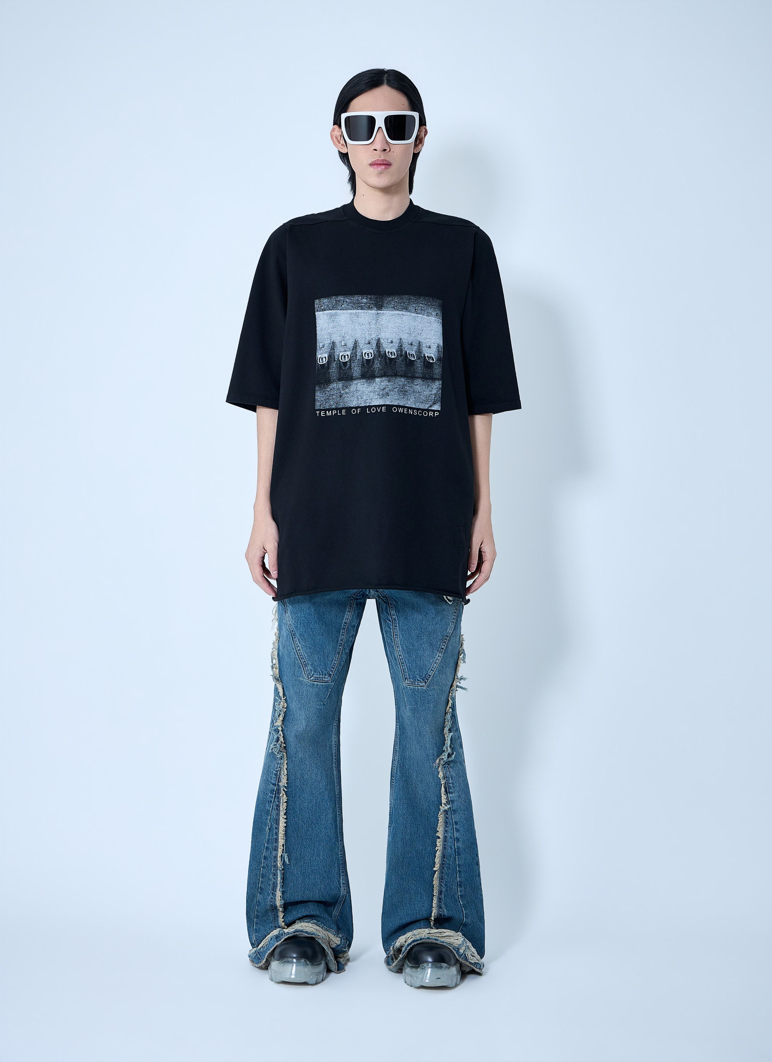 Rick Owens Drkshdw Jumbo SS T-Shirt Size US XXL / EU 58 / 5 - 2 Thumbnail
