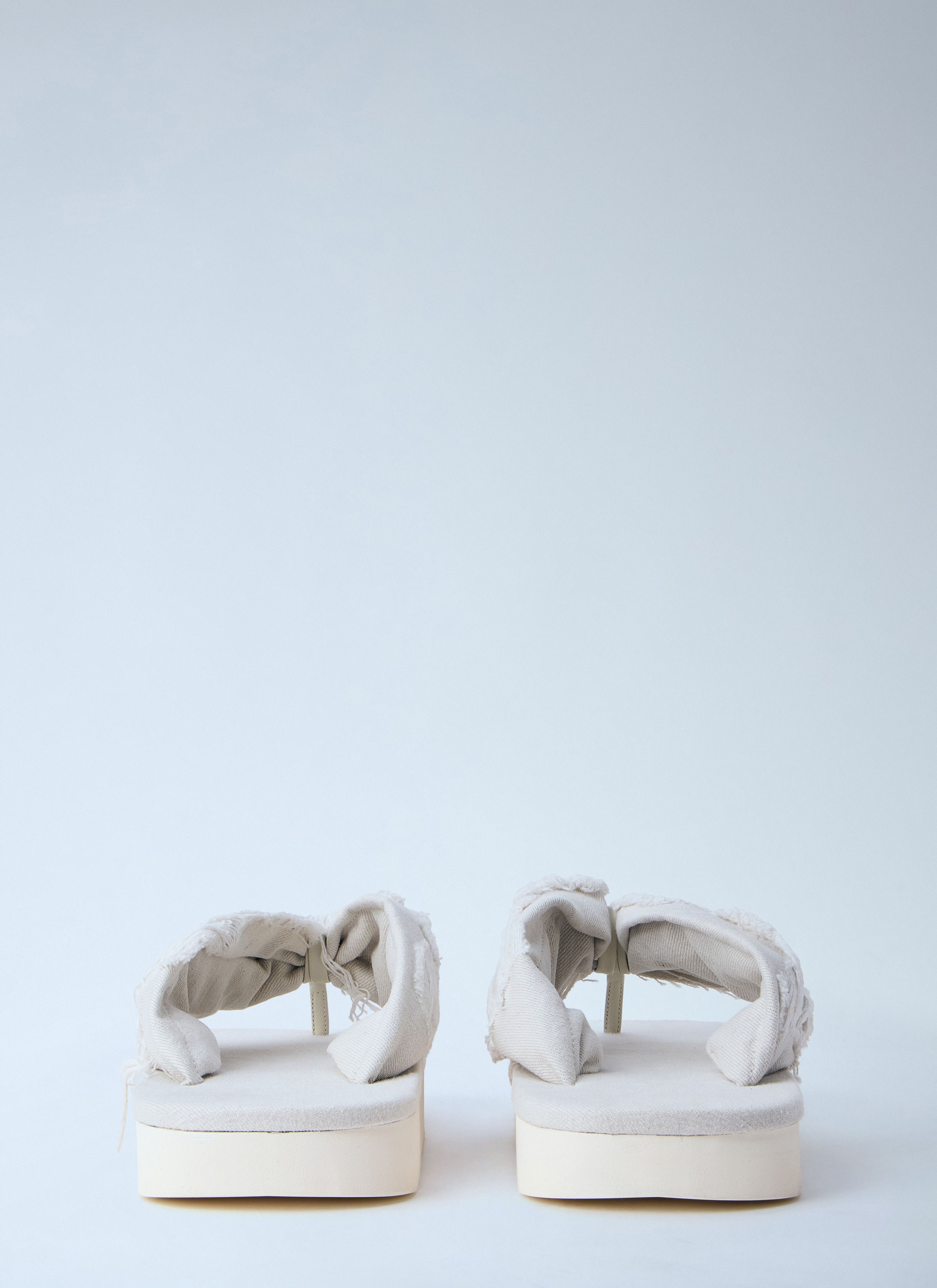 Rick Owens Drkshdw Frayed Edge Thong Sandals Size US 9 / EU 42 - 5 Thumbnail