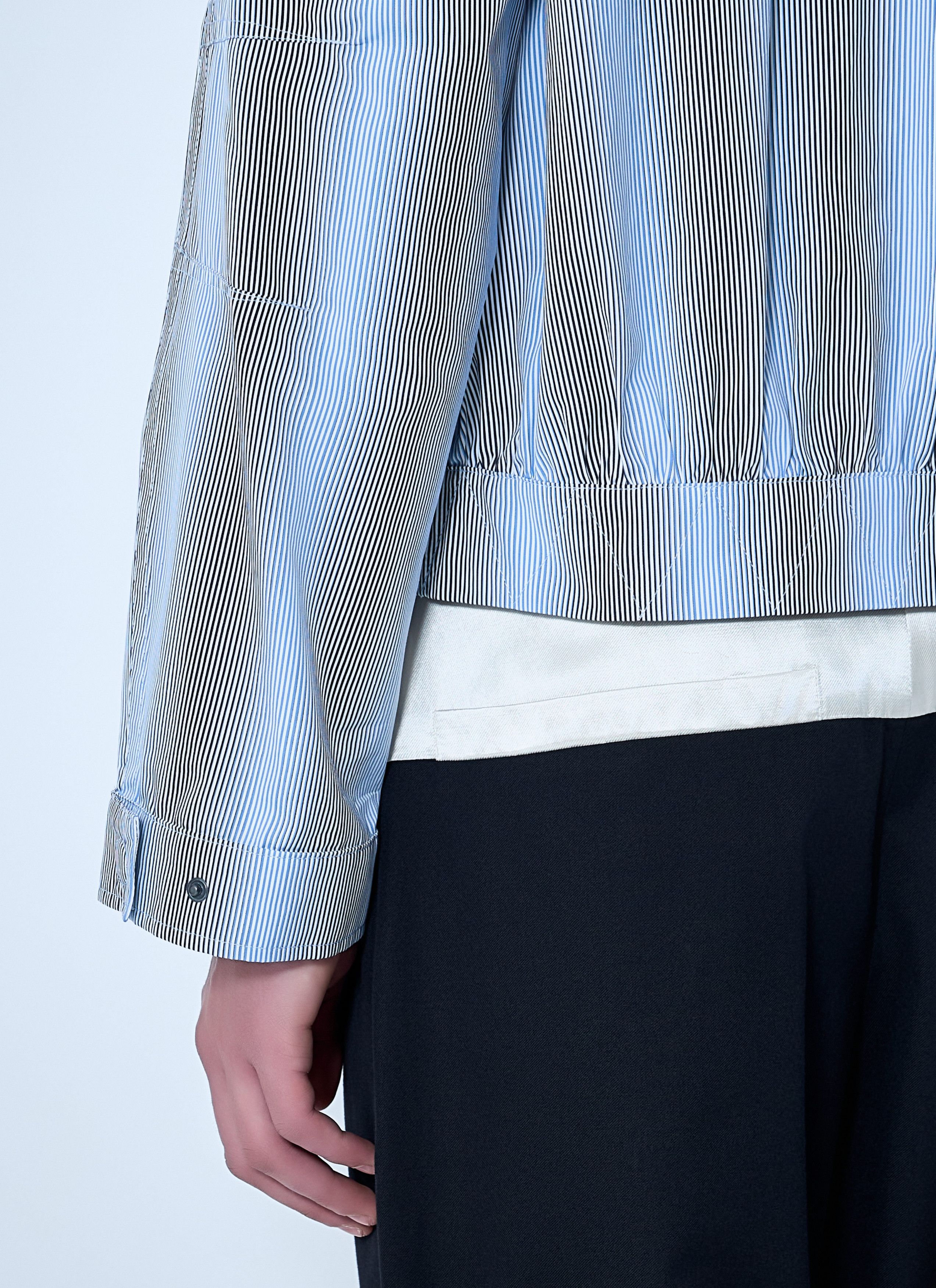 Dries Van Noten Striped Zip-Up Jacket Size US L / EU 52-54 / 3 - 6 Thumbnail