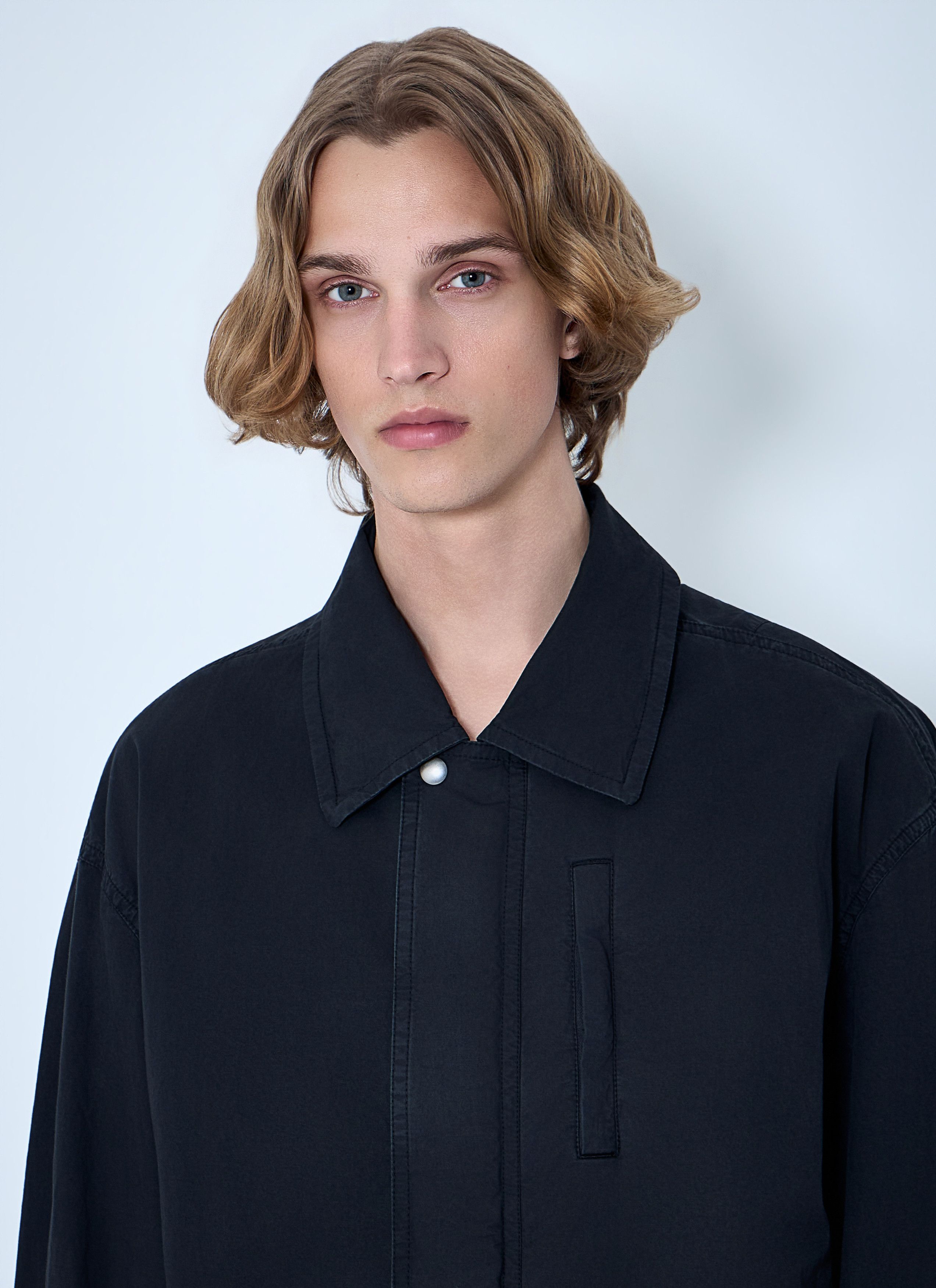 Dries Van Noten Cotton Jacket with Snap Fastening Size US L / EU 52-54 / 3 - 5 Thumbnail
